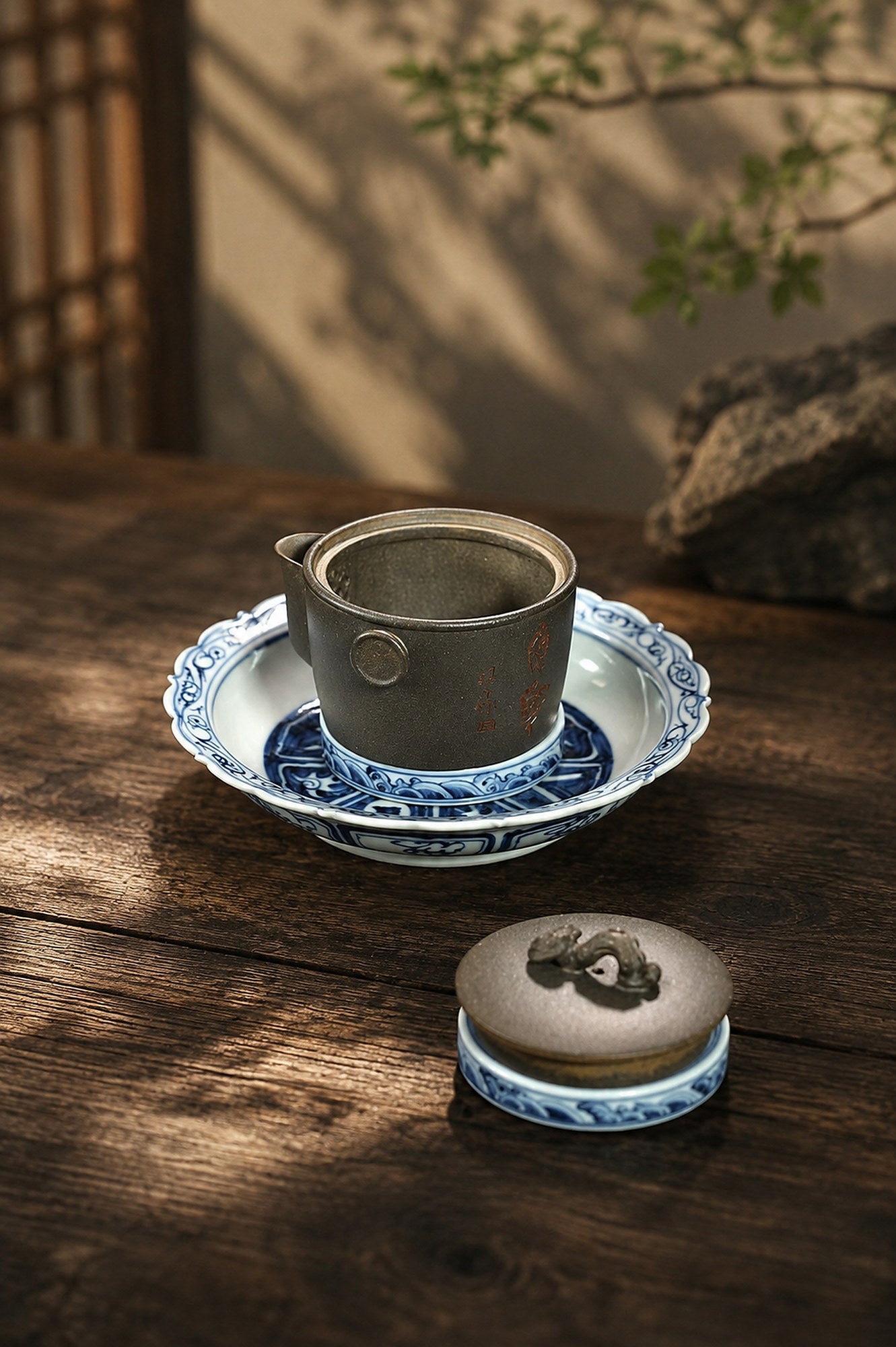 Product view 4 of 130ml Hand-Grip Form zisha teapot in Golden Duanni Clay, No. 385