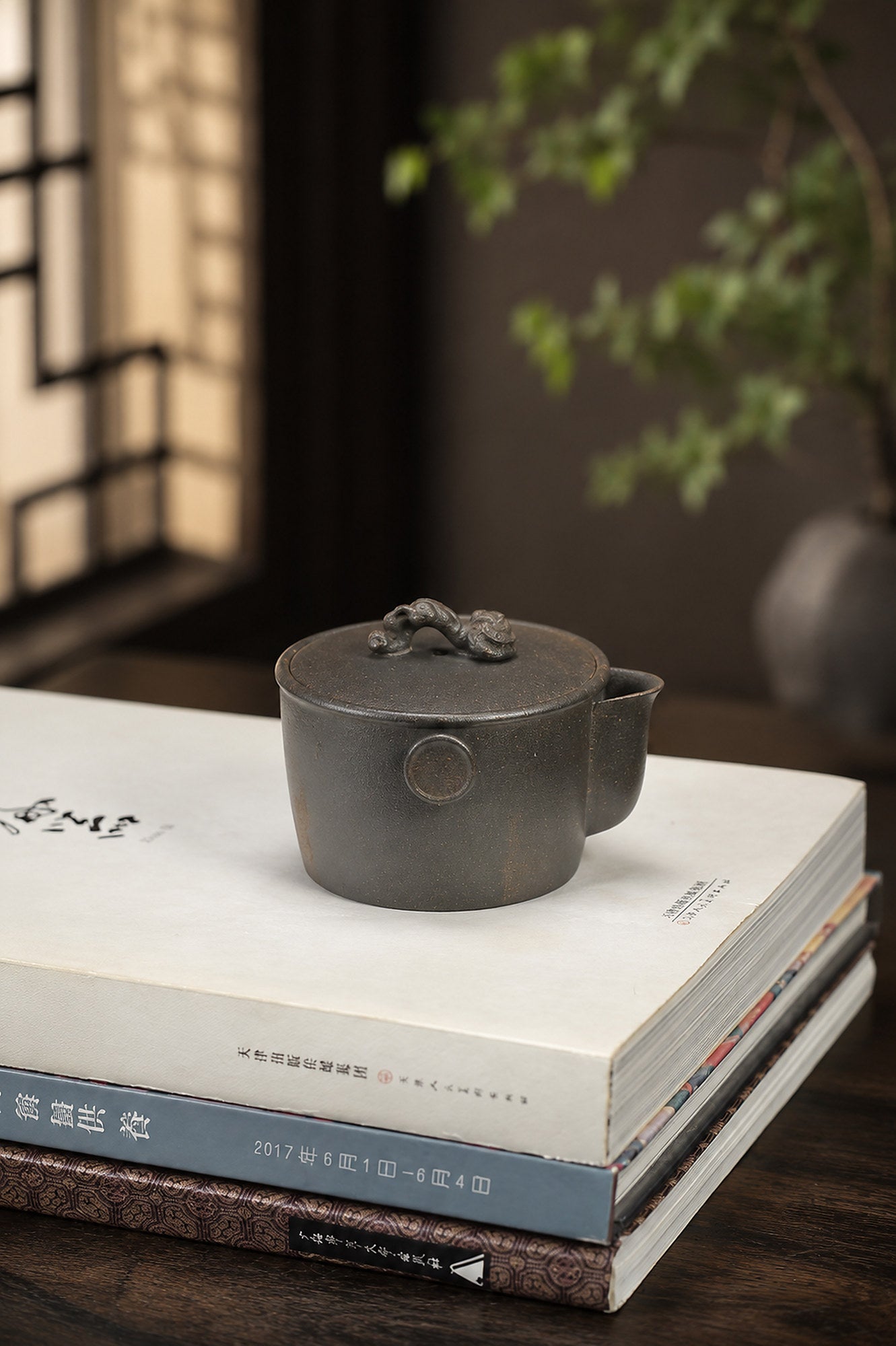 Product view 7 of 130ml Hand-Grip Form zisha teapot in Golden Duanni Clay, No. 385