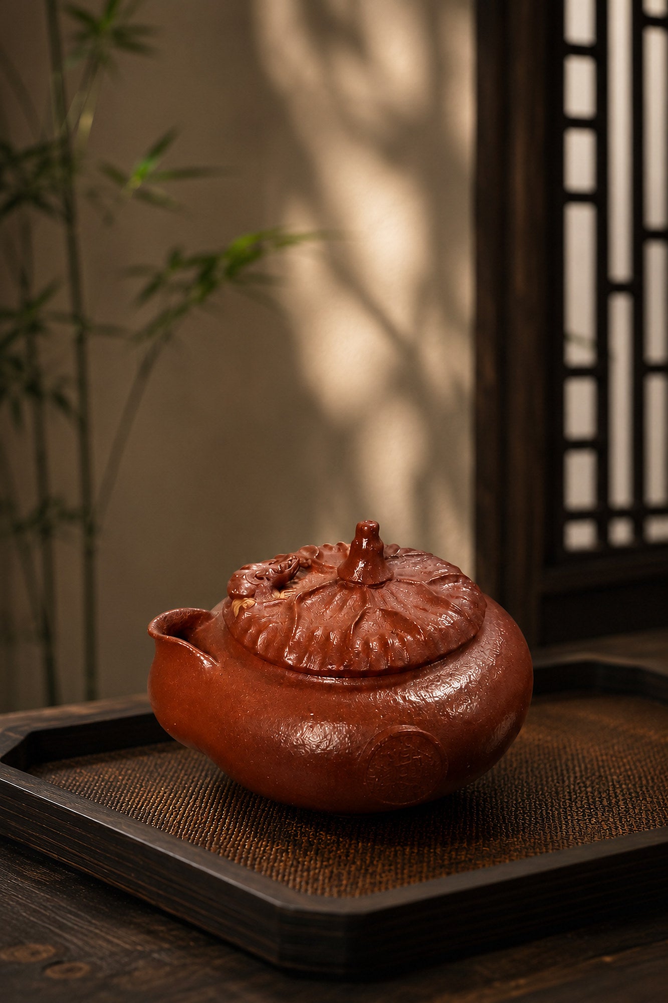 Product view 1 of 140ml Hand-Grip Form zisha teapot in Jiangponi Clay, No. 005