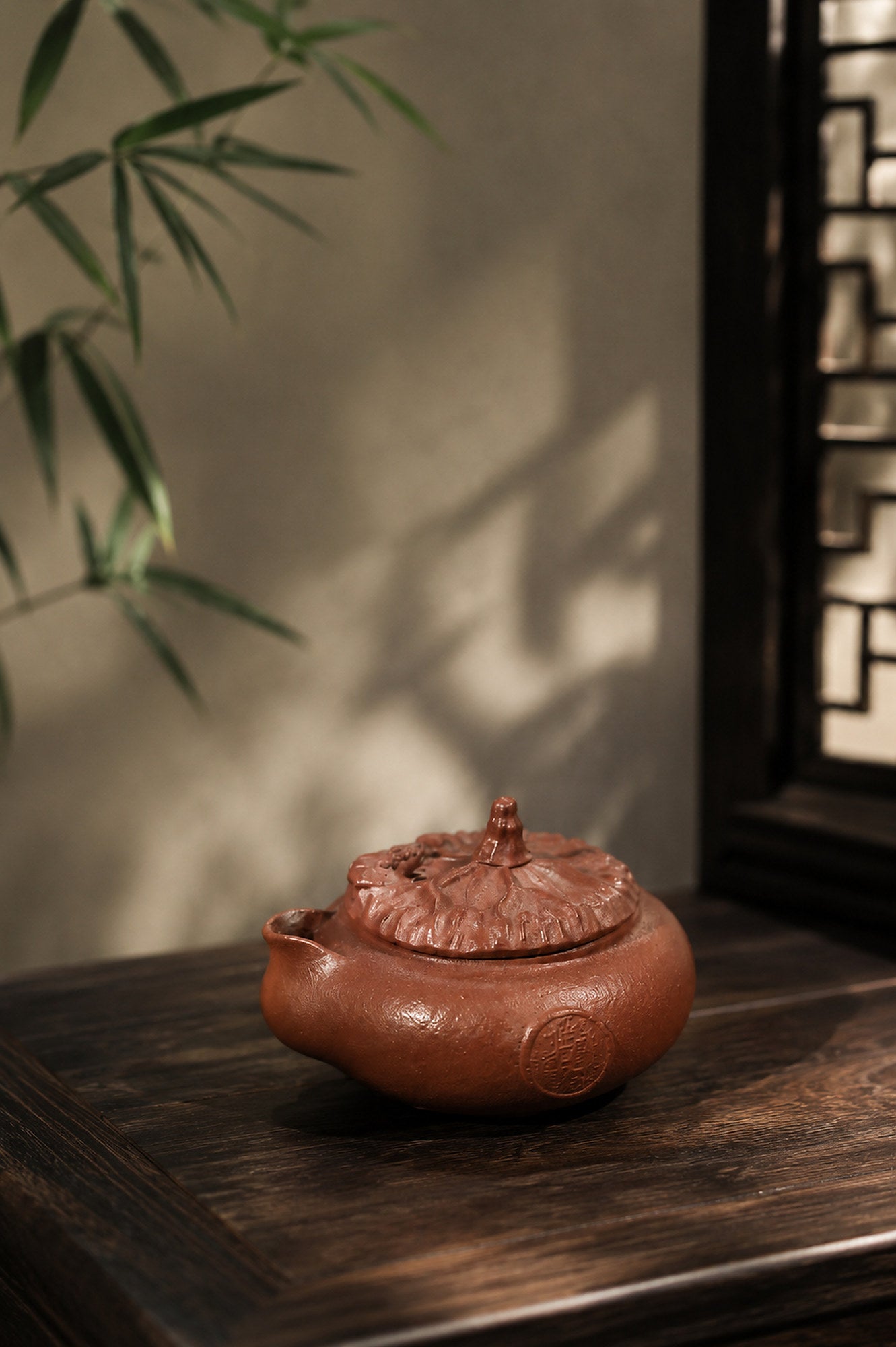 Product view 4 of 140ml Hand-Grip Form zisha teapot in Jiangponi Clay, No. 005