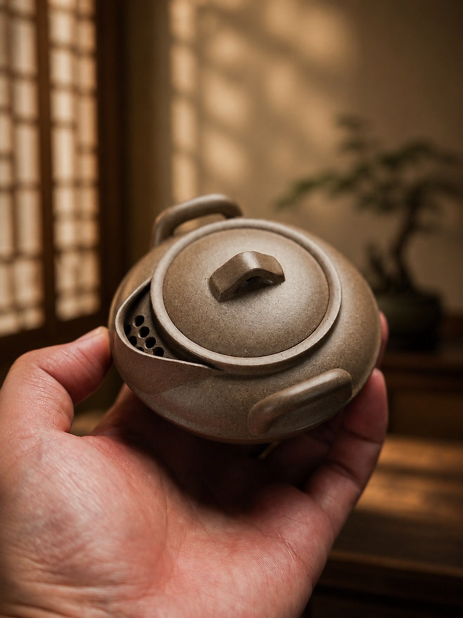 Product view 7 of 140ml Hand-Grip Form zisha teapot in Songhua Duanni Clay, No. 265