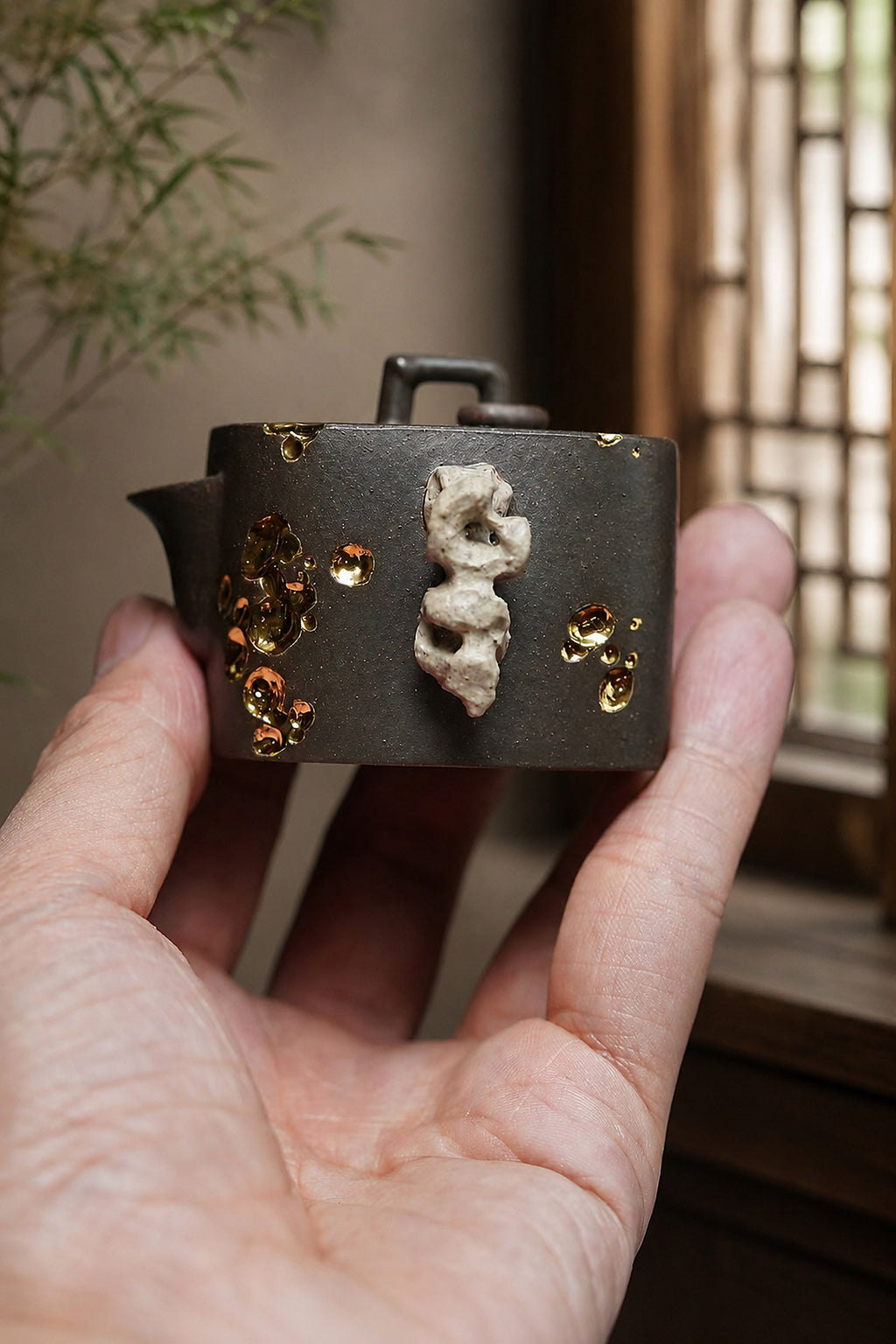 Product view 1 of 65ml Hand-Grip Form zisha teapot in Tianqingni Clay, No. 330