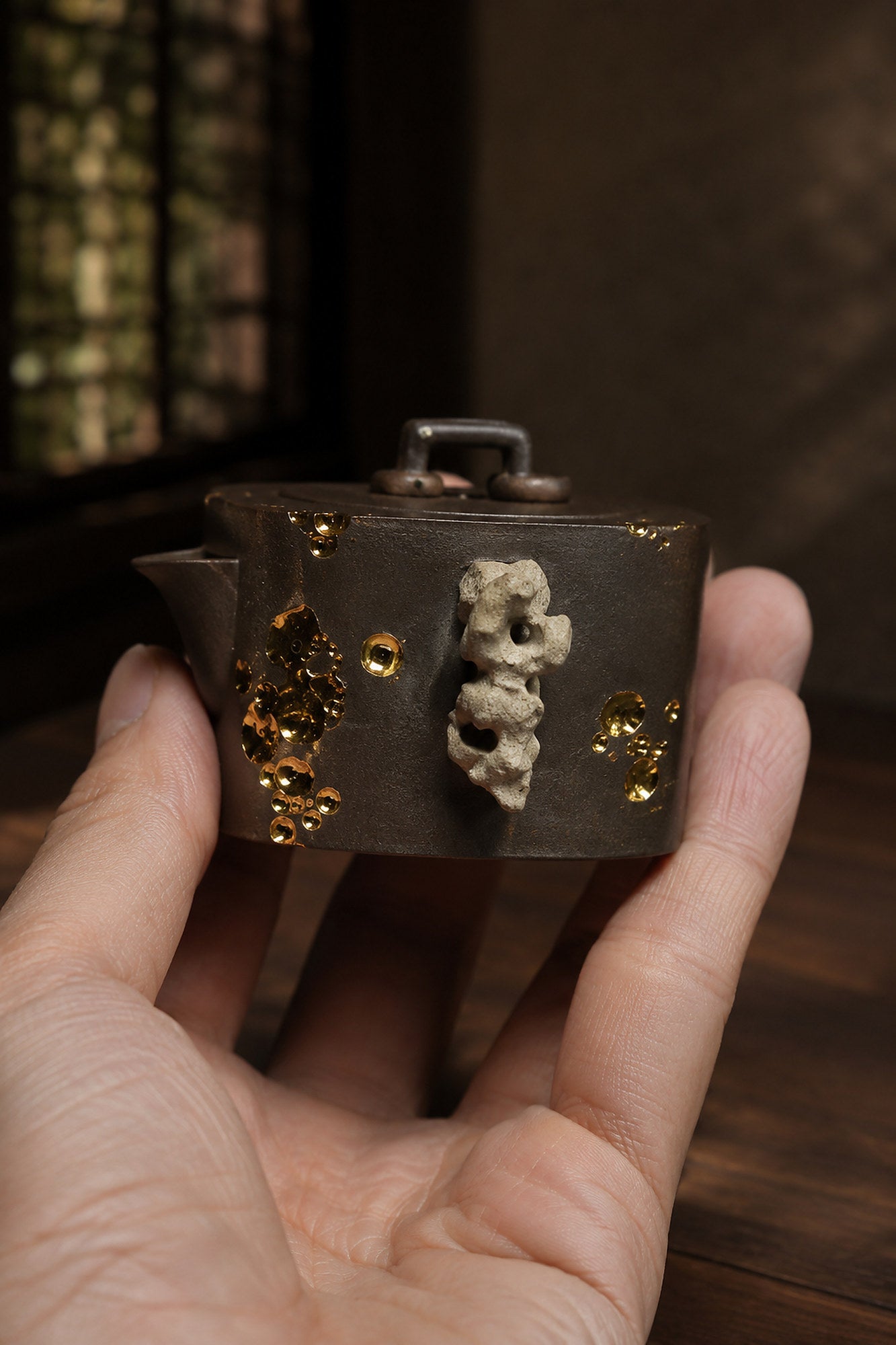 Product view 5 of 65ml Hand-Grip Form zisha teapot in Tianqingni Clay, No. 330