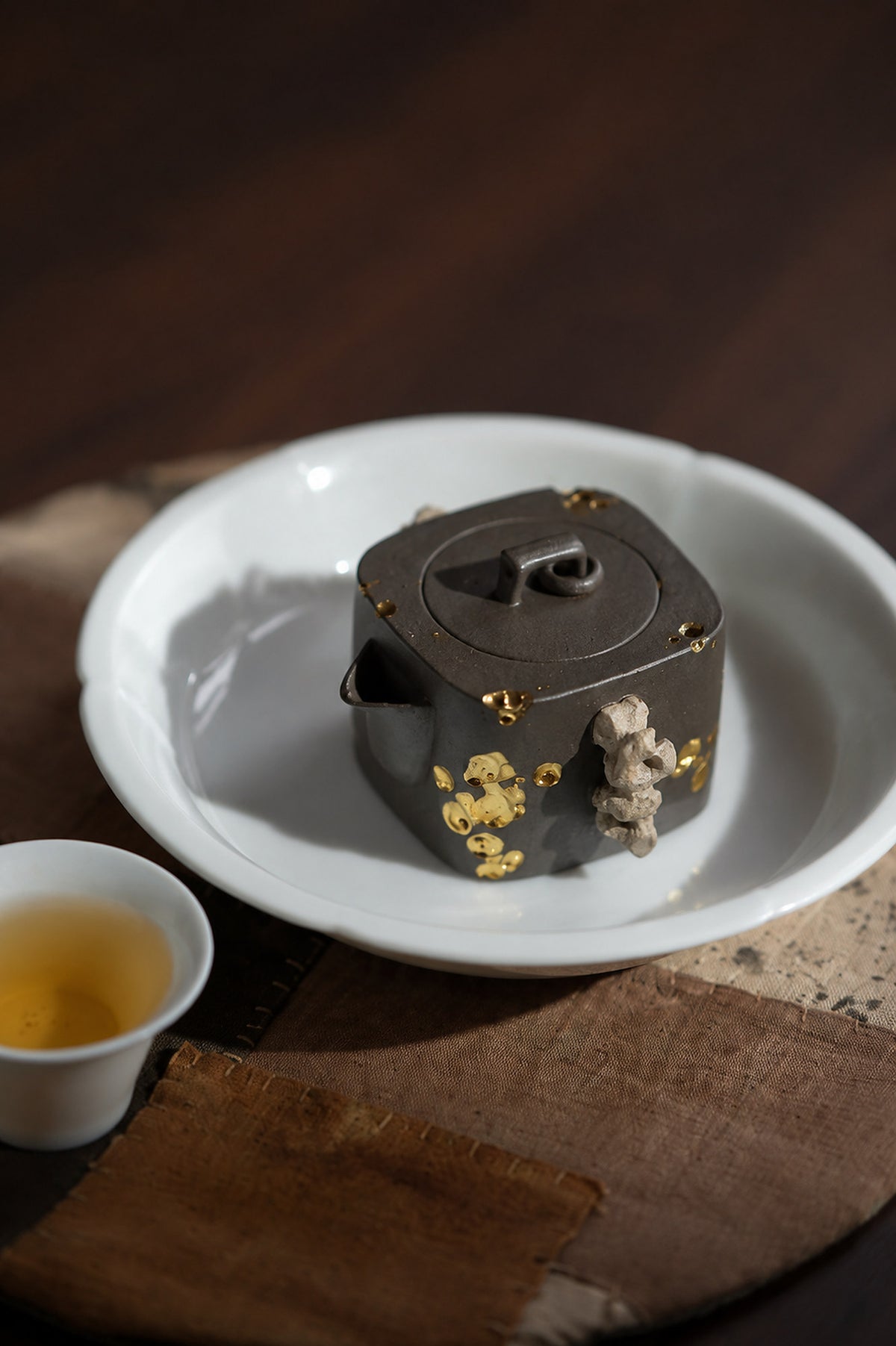 Product view 8 of 65ml Hand-Grip Form zisha teapot in Tianqingni Clay, No. 330