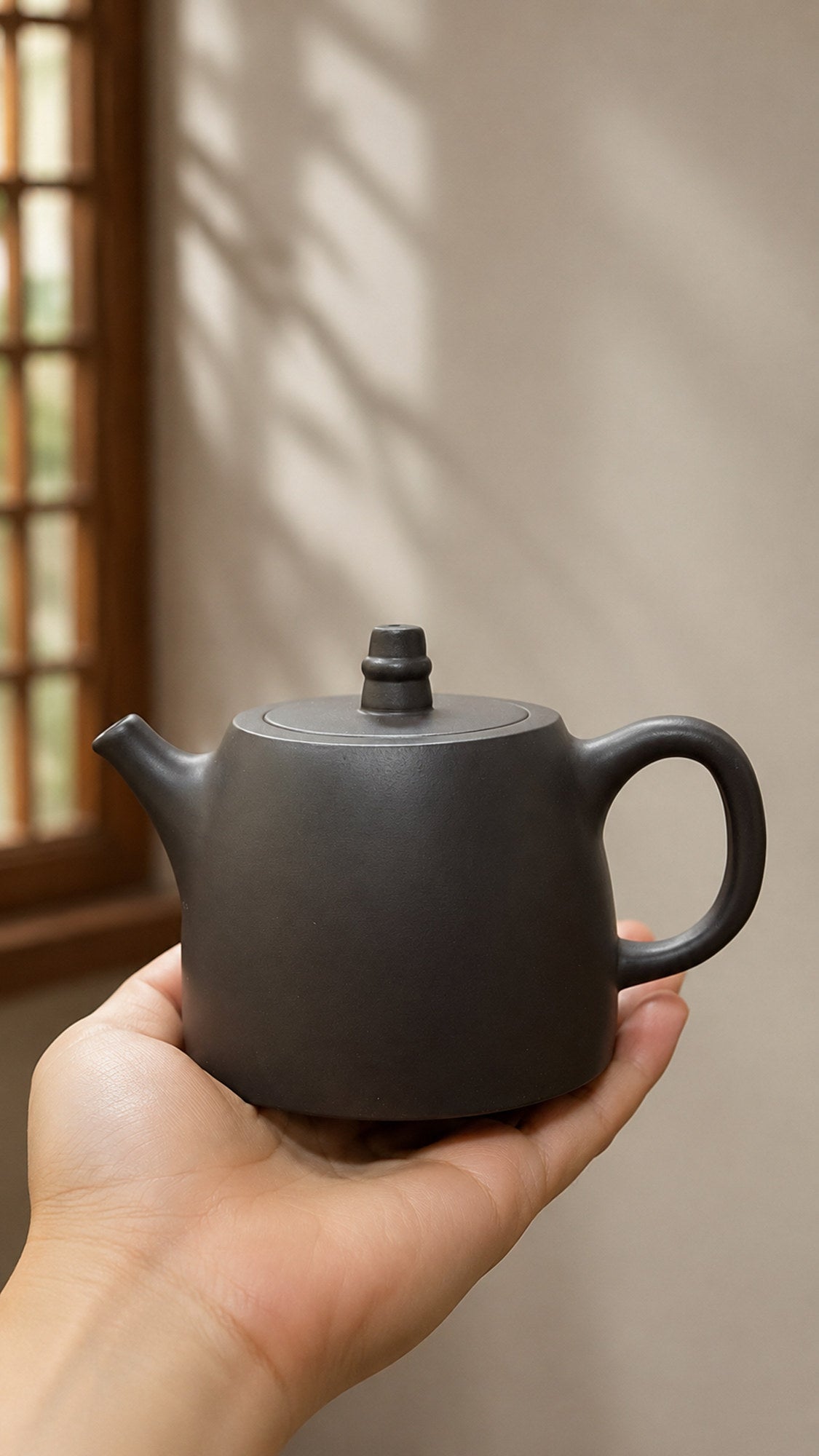 Product view 2 of 260ml Handuo zisha teapot in Hei Duntou Clay, No. 156