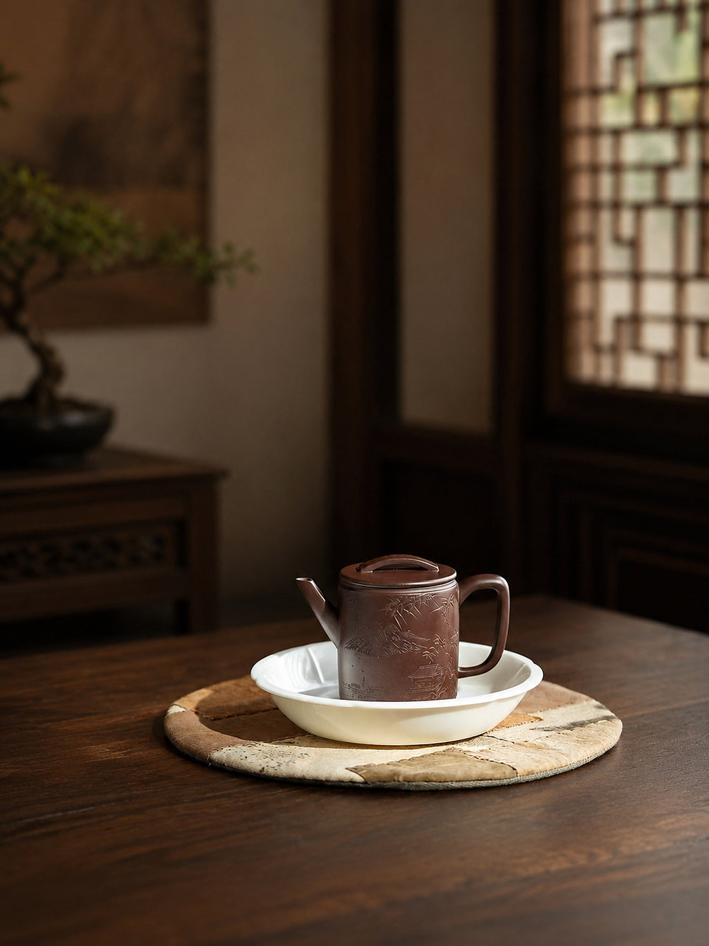 Product view 3 of 150ml Hanwa zisha teapot in Aged Zini Clay, No. 243
