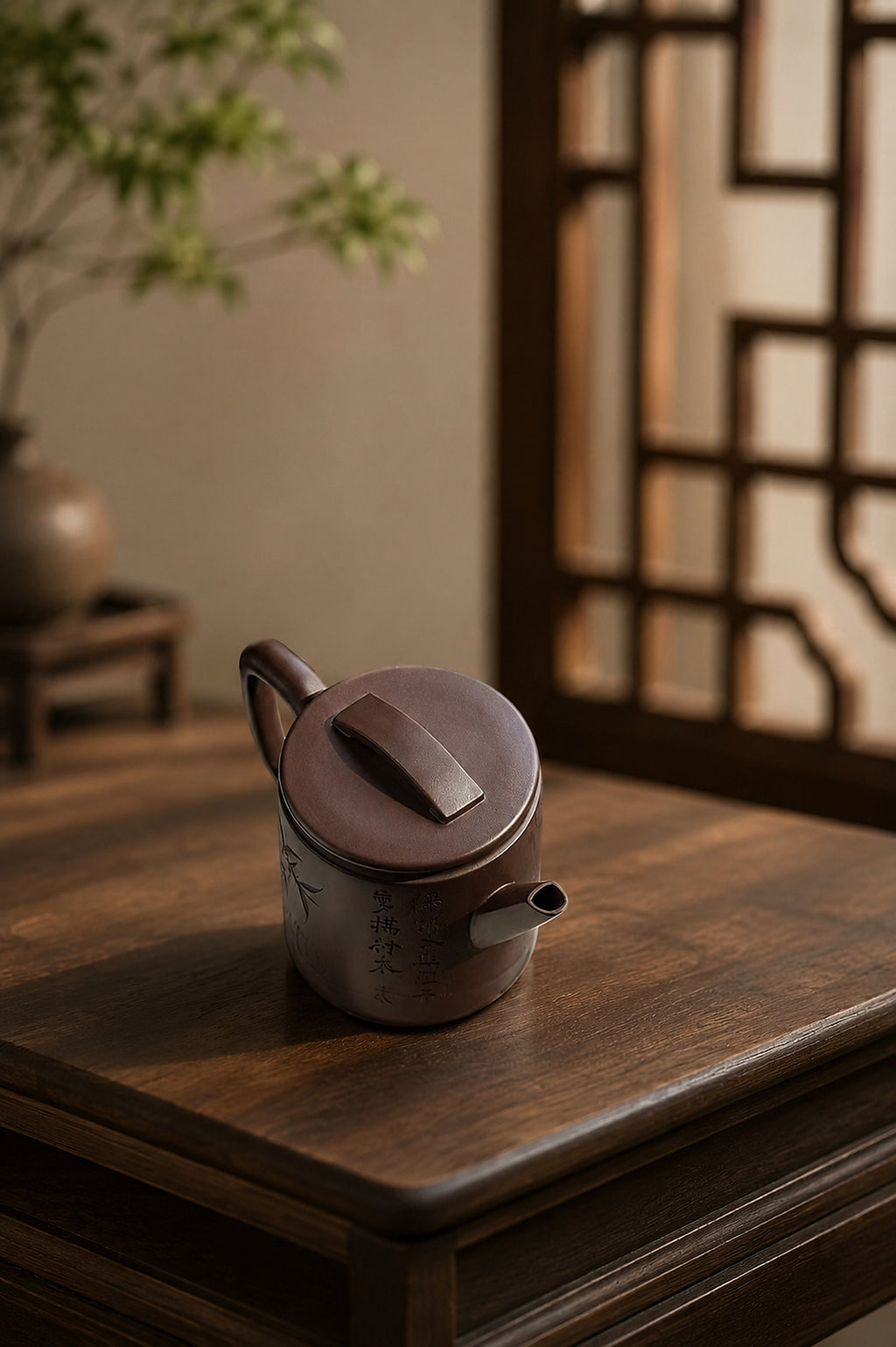 Product view 5 of 150ml Hanwa zisha teapot in Aged Zini Clay, No. 243