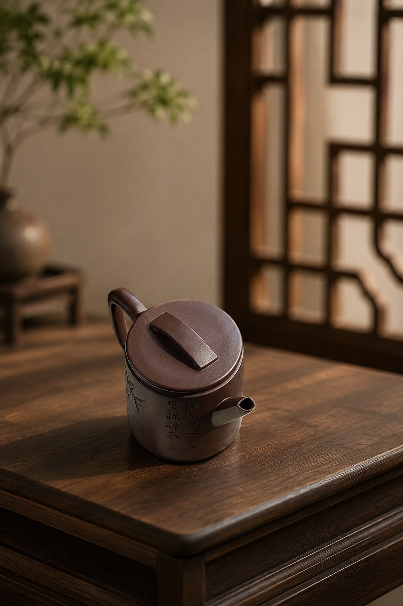 Product view 5 of 150ml Hanwa zisha teapot in Aged Zini Clay, No. 243