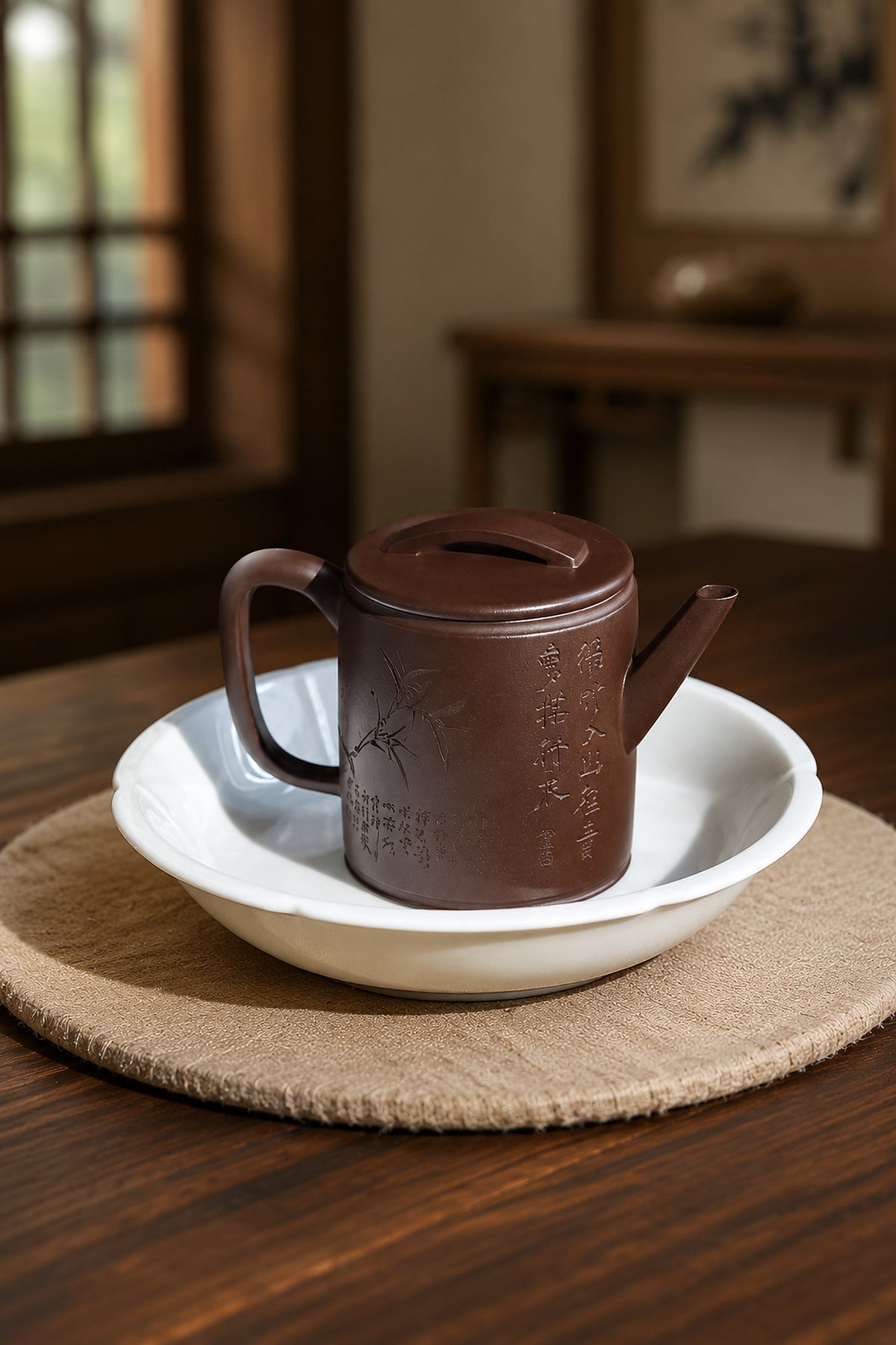 Product view 8 of 150ml Hanwa zisha teapot in Aged Zini Clay, No. 243
