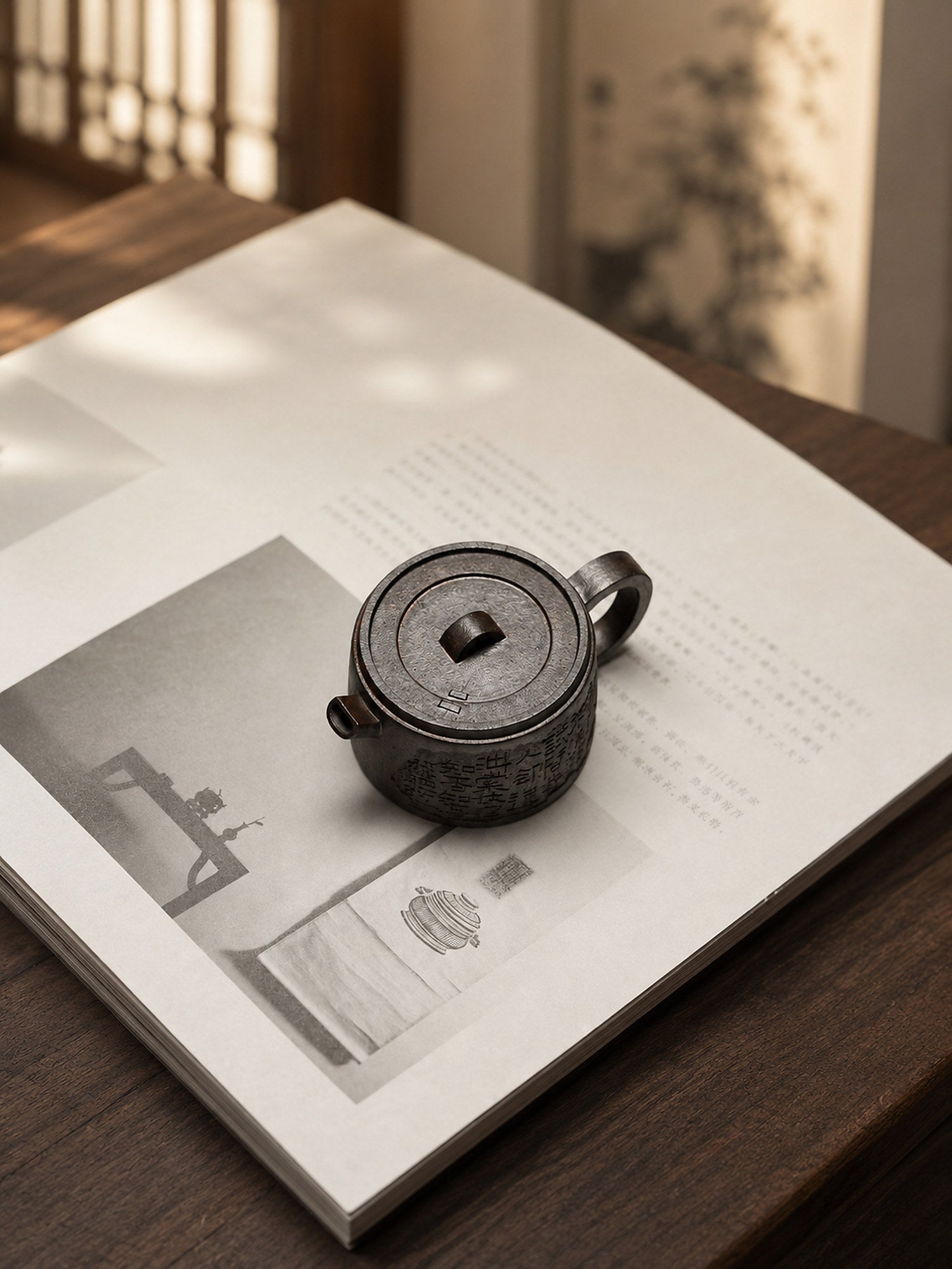 Product view 3 of 80ml Hanwa zisha teapot in Aged Zini Clay, No. 244