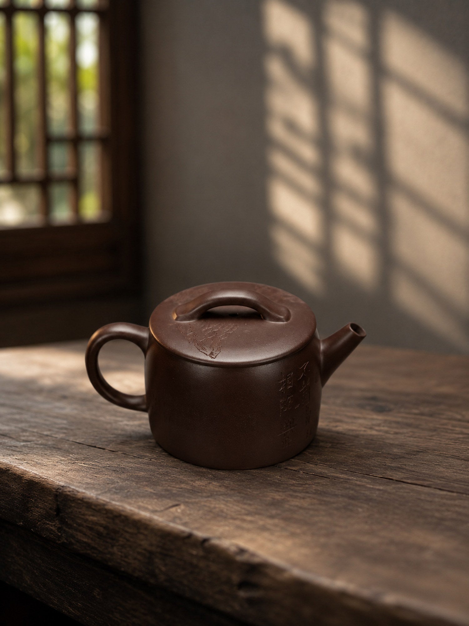 Product view 1 of 130ml Hanwa zisha teapot in Aged Zini Clay, No. 426