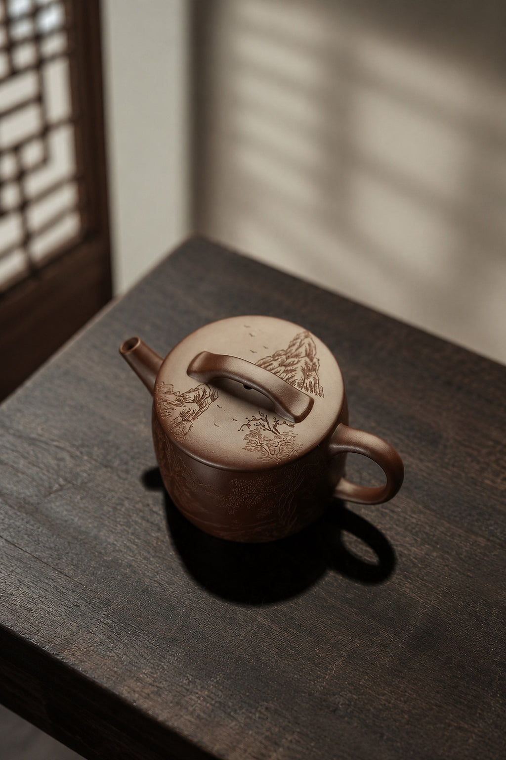 Product view 9 of 130ml Hanwa zisha teapot in Aged Zini Clay, No. 426