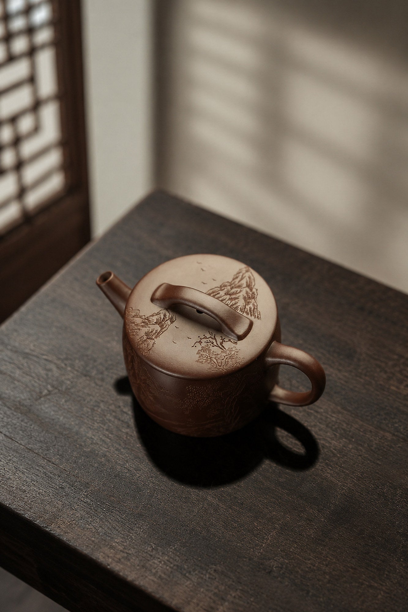 Product view 9 of 130ml Hanwa zisha teapot in Aged Zini Clay, No. 426