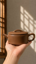 Product view 1 of 180ml Hanwa zisha teapot in Chijin Zini Clay, No. 161
