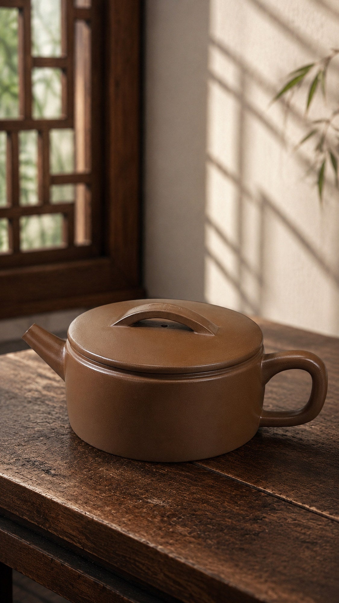 Product view 4 of 180ml Hanwa zisha teapot in Chijin Zini Clay, No. 161