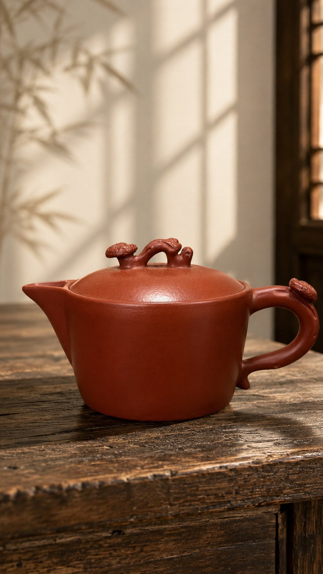 Product view 1 of 120ml Hanwa zisha teapot in Dahongpao Clay, No. 210