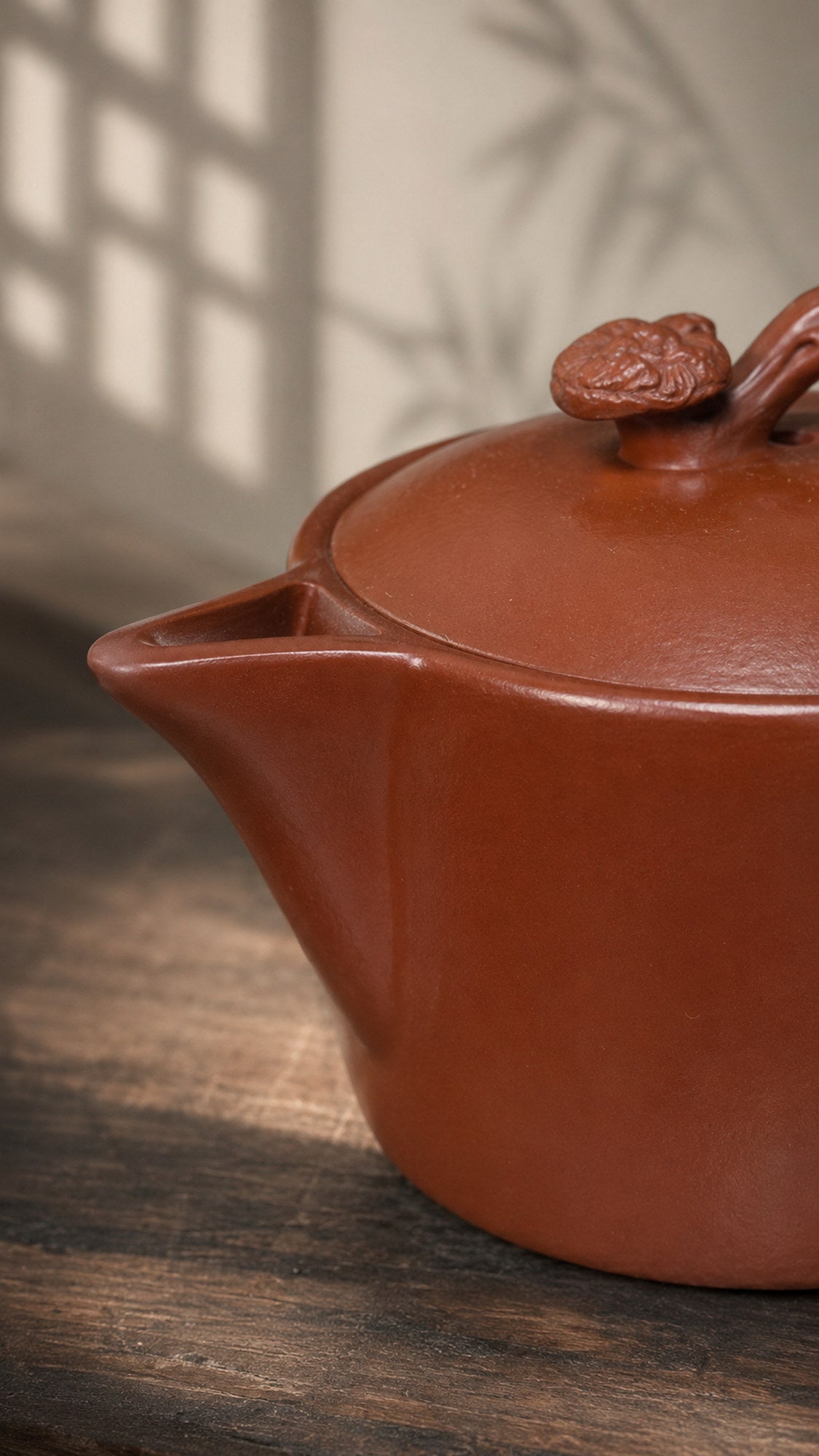 Product view 5 of 120ml Hanwa zisha teapot in Dahongpao Clay, No. 210