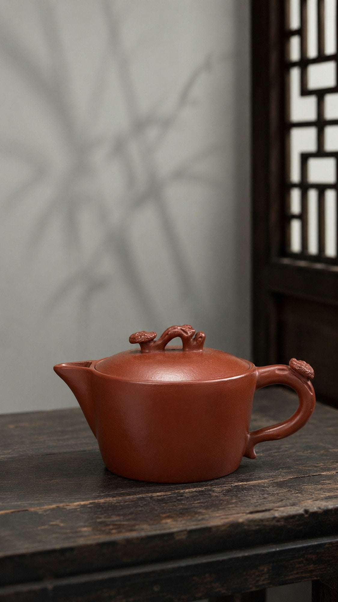 Product view 6 of 120ml Hanwa zisha teapot in Dahongpao Clay, No. 210