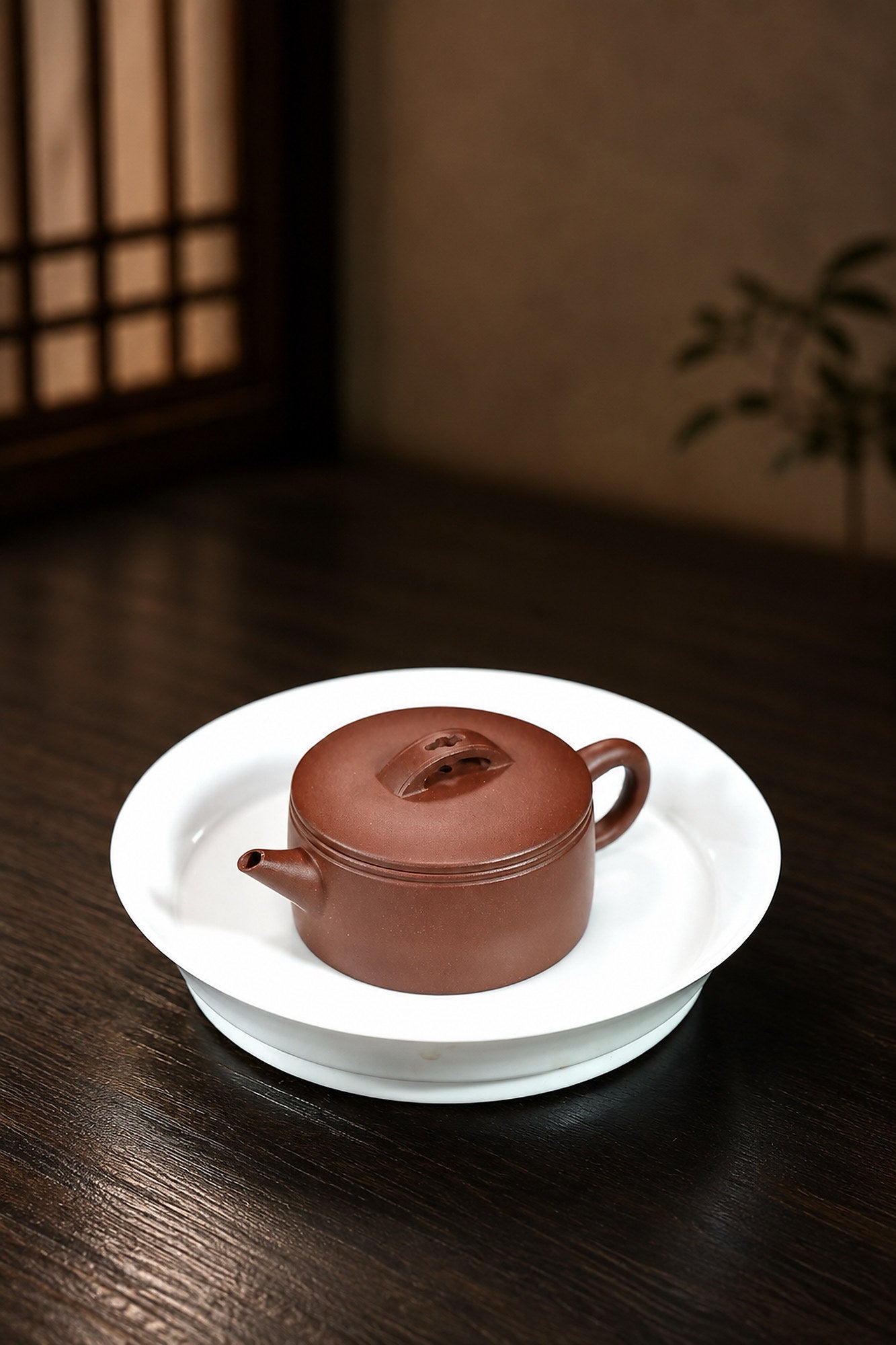 Product view 1 of 110ml Hanwa zisha teapot in Dicaoqing Zini Clay, No. 361
