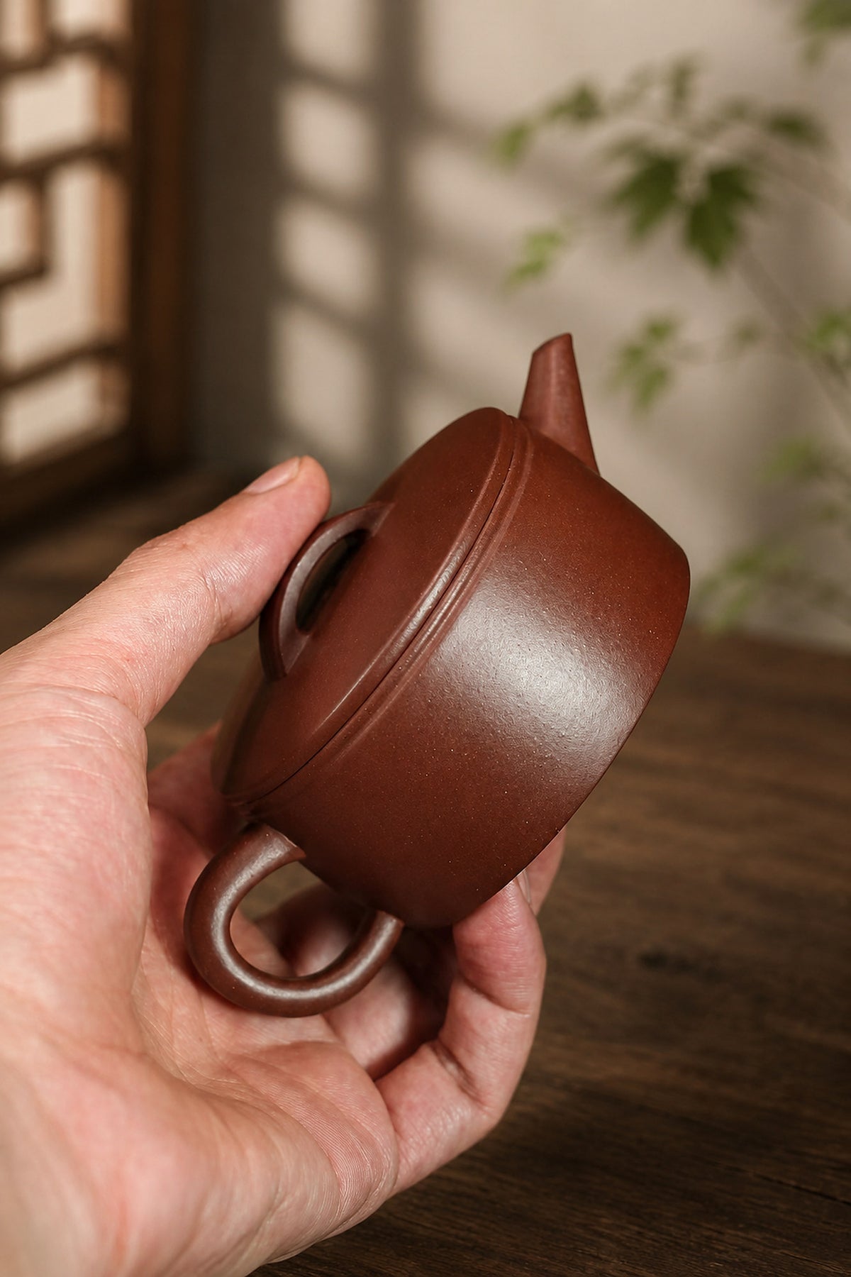 Product view 9 of 110ml Hanwa zisha teapot in Dicaoqing Zini Clay, No. 361