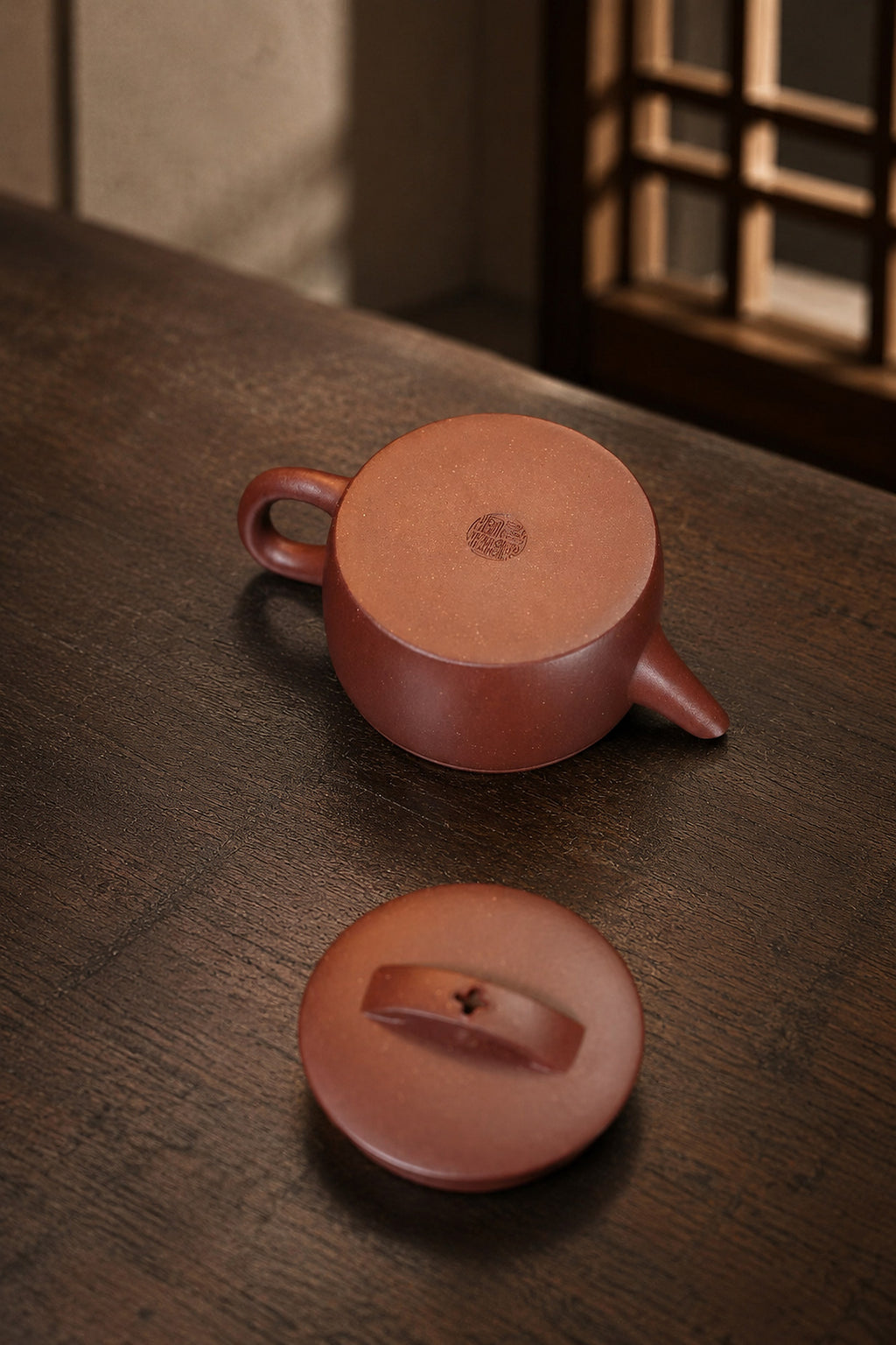 Product view 2 of 70ml Hanwa zisha teapot in Dicaoqing Zini Clay, No. 377
