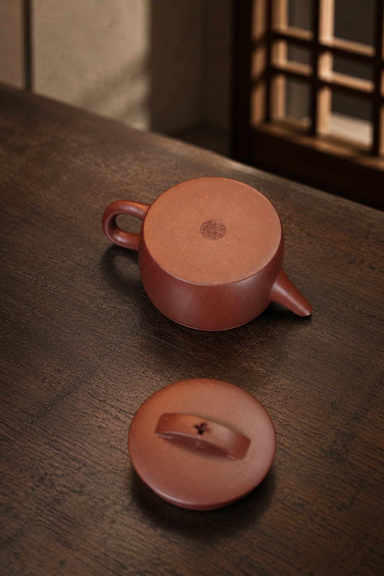 Product view 2 of 70ml Hanwa zisha teapot in Dicaoqing Zini Clay, No. 377