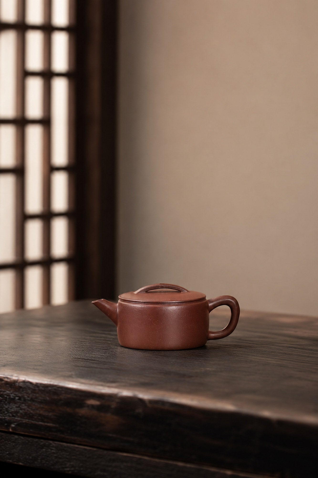 Product view 3 of 70ml Hanwa zisha teapot in Dicaoqing Zini Clay, No. 377