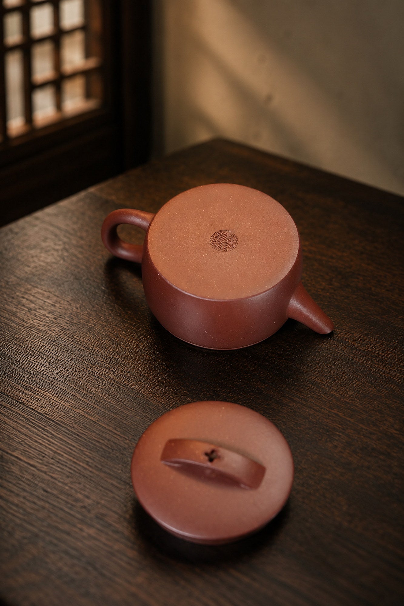 Product view 4 of 70ml Hanwa zisha teapot in Dicaoqing Zini Clay, No. 377