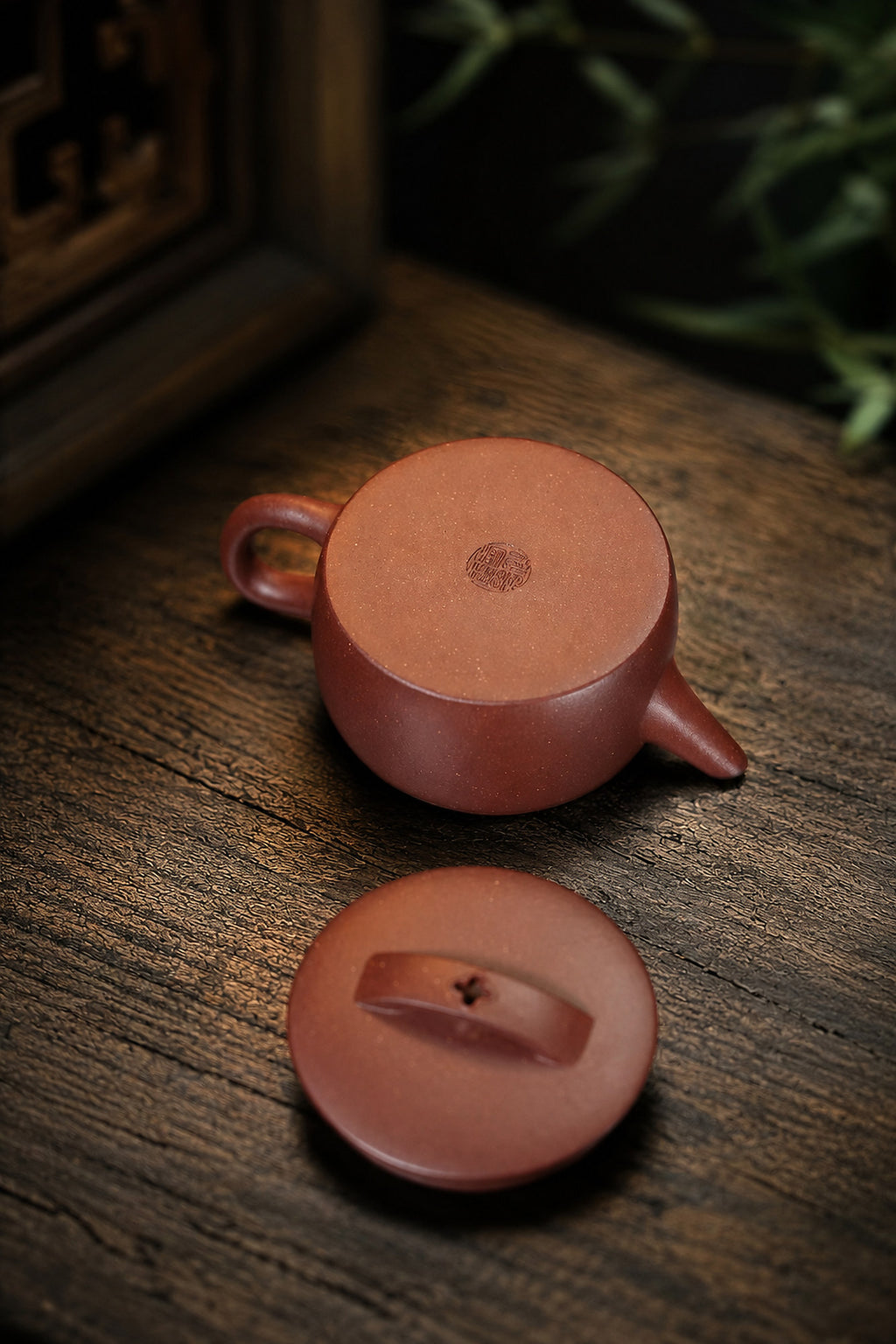 Product view 5 of 70ml Hanwa zisha teapot in Dicaoqing Zini Clay, No. 377
