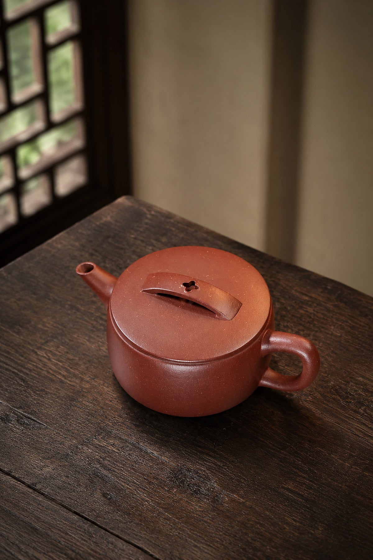 Product view 8 of 70ml Hanwa zisha teapot in Dicaoqing Zini Clay, No. 377
