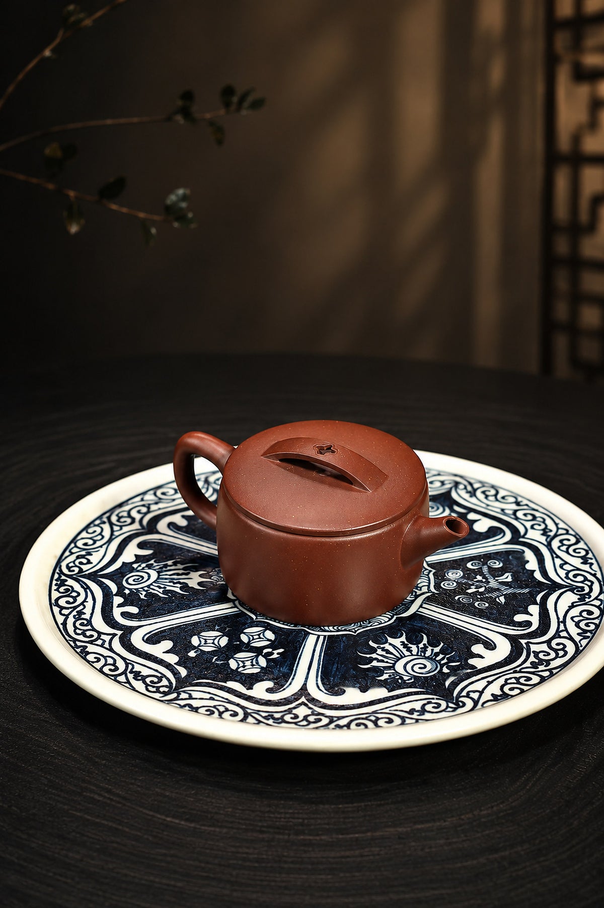 Product view 9 of 70ml Hanwa zisha teapot in Dicaoqing Zini Clay, No. 377