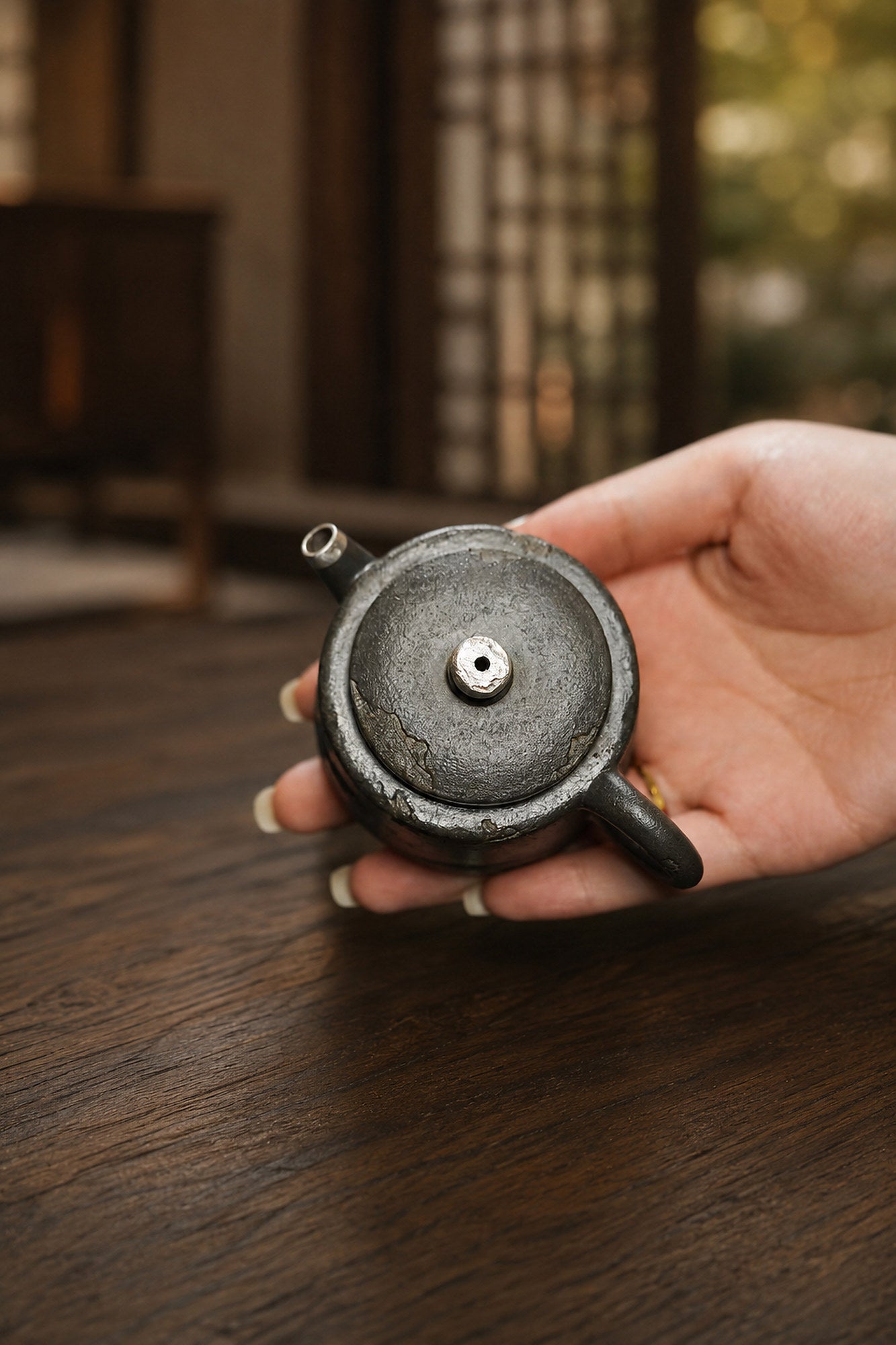 Product view 1 of 80ml Hanwa zisha teapot in Duanni Clay, No. 271
