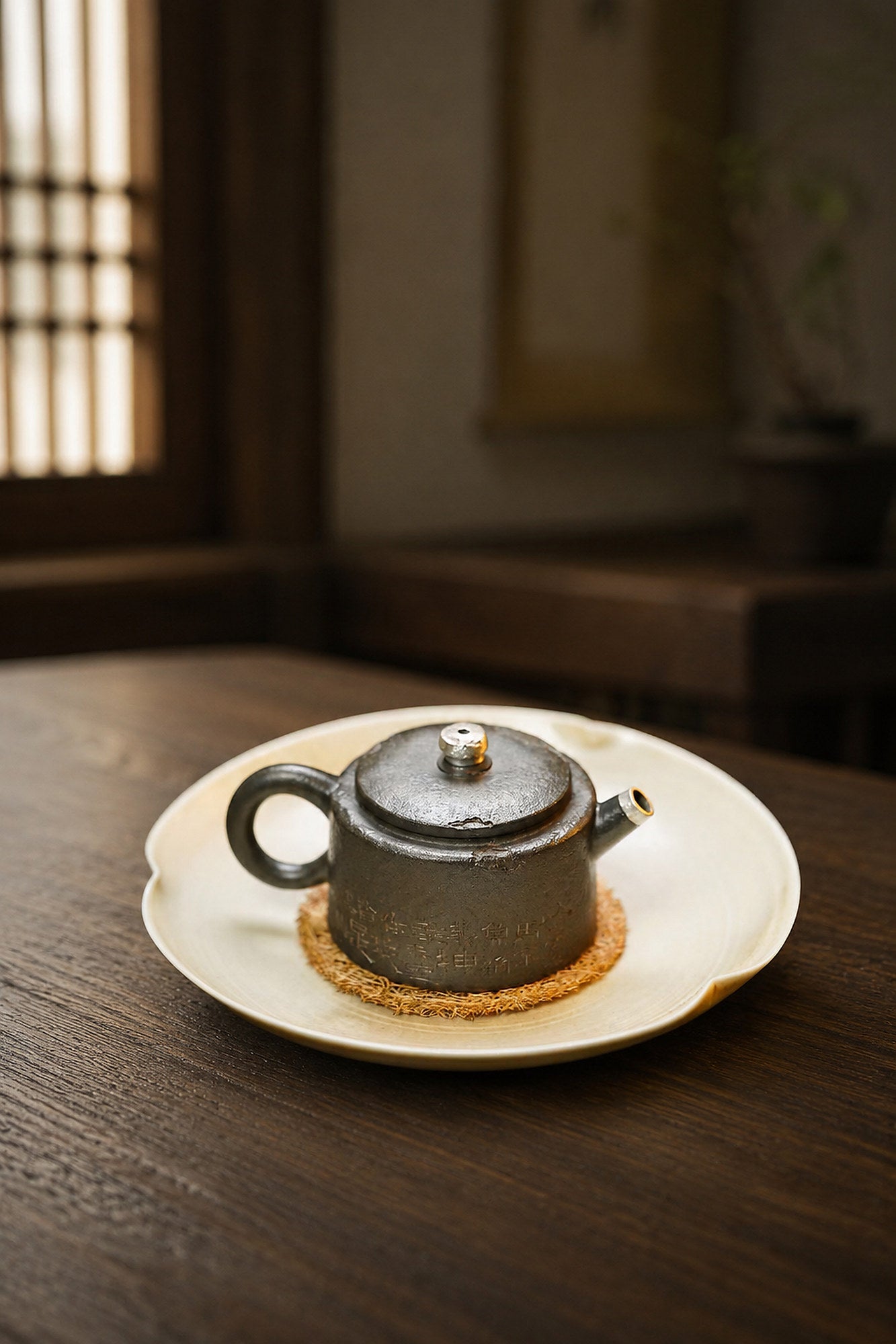 Product view 4 of 80ml Hanwa zisha teapot in Duanni Clay, No. 271