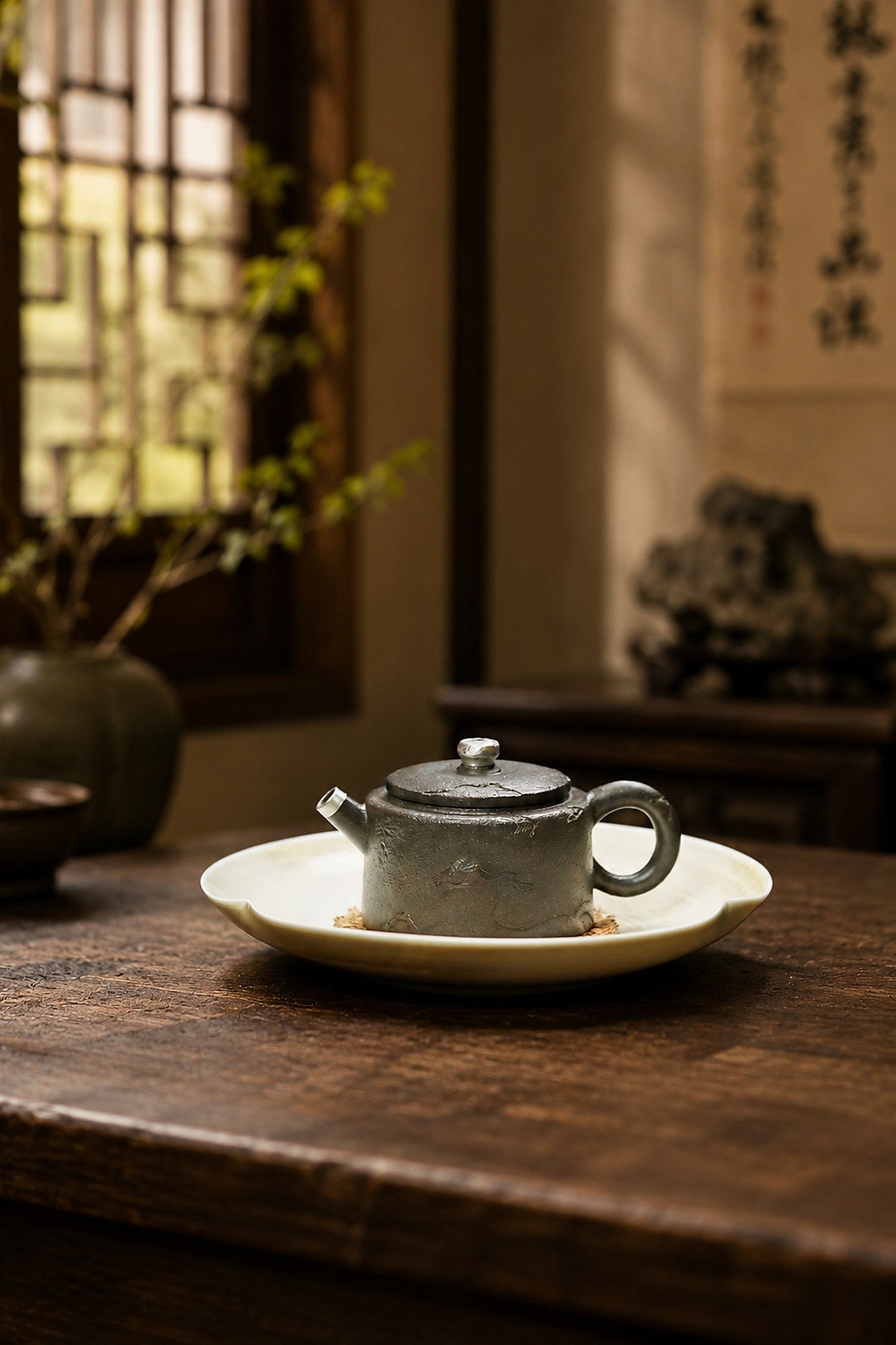 Product view 5 of 80ml Hanwa zisha teapot in Duanni Clay, No. 271