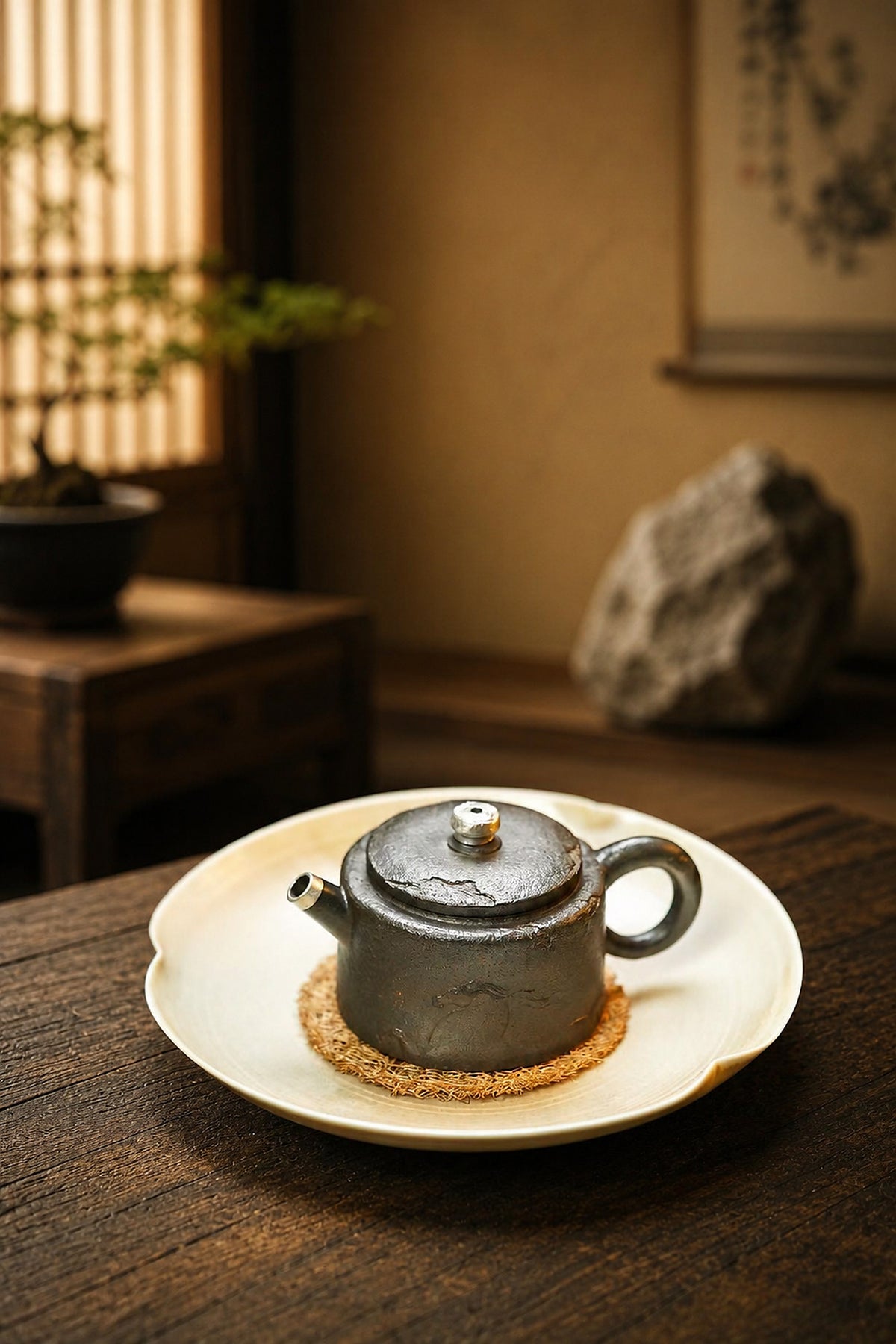 Product view 6 of 80ml Hanwa zisha teapot in Duanni Clay, No. 271