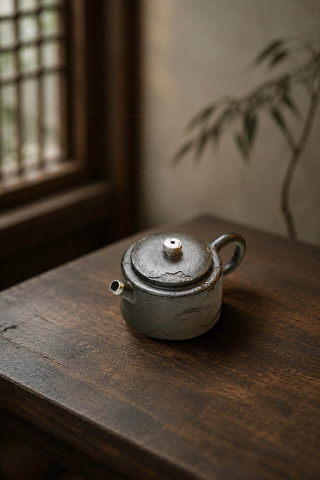 Product view 7 of 80ml Hanwa zisha teapot in Duanni Clay, No. 271