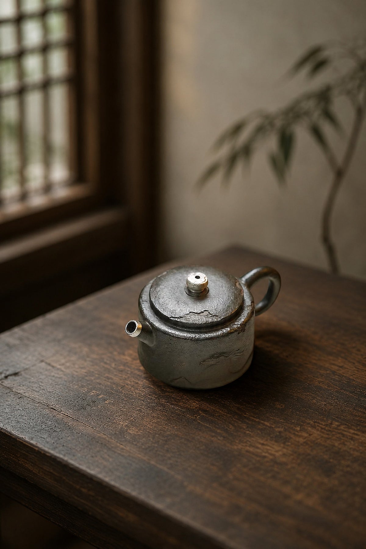 Product view 7 of 80ml Hanwa zisha teapot in Duanni Clay, No. 271