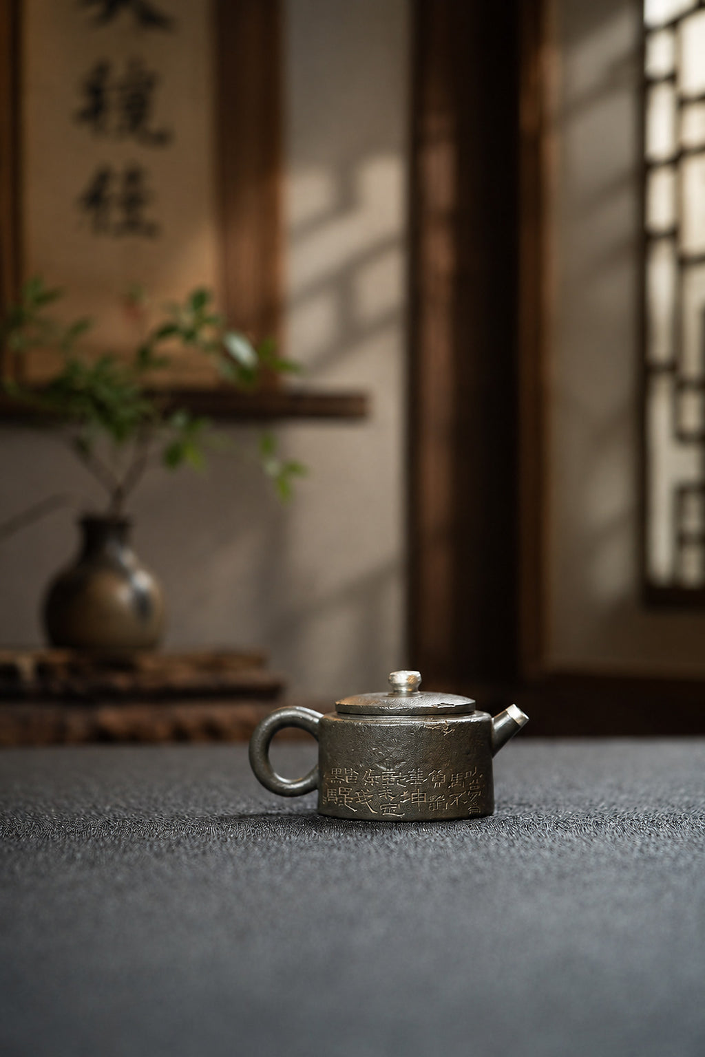 Product view 8 of 80ml Hanwa zisha teapot in Duanni Clay, No. 271