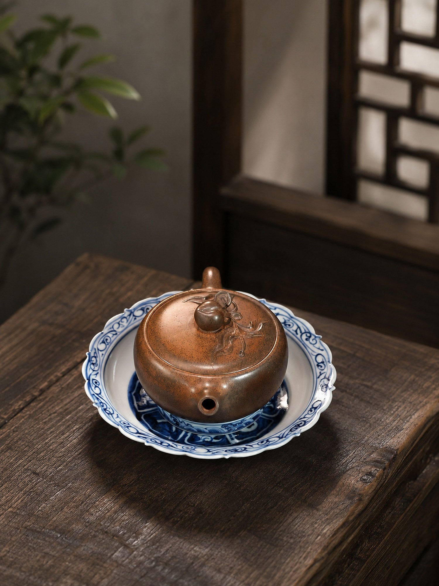 Product view 1 of 180ml Hanwa zisha teapot in Duanni Clay, No. 346