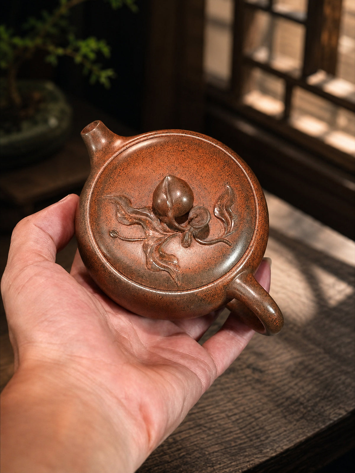 Product view 6 of 180ml Hanwa zisha teapot in Duanni Clay, No. 346