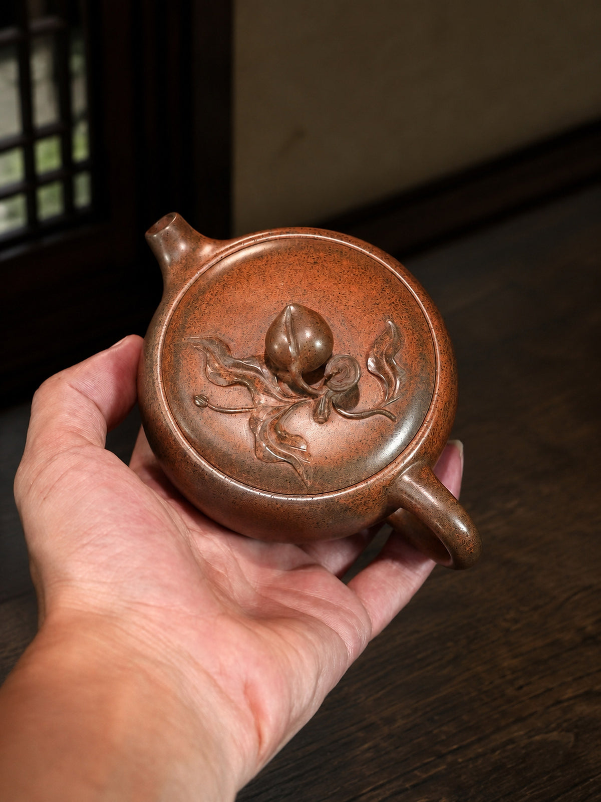 Product view 8 of 180ml Hanwa zisha teapot in Duanni Clay, No. 346