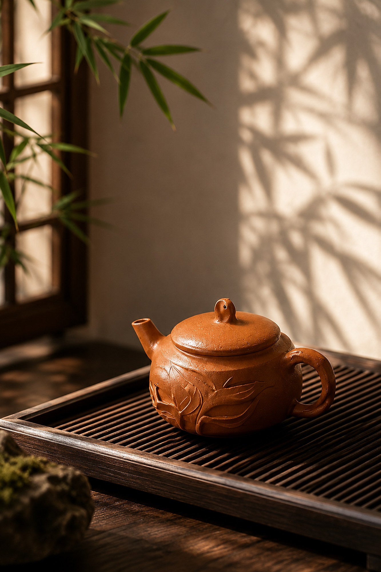 Product view 4 of 40ml Hanwa zisha teapot in Golden Duanni Clay, No. 009