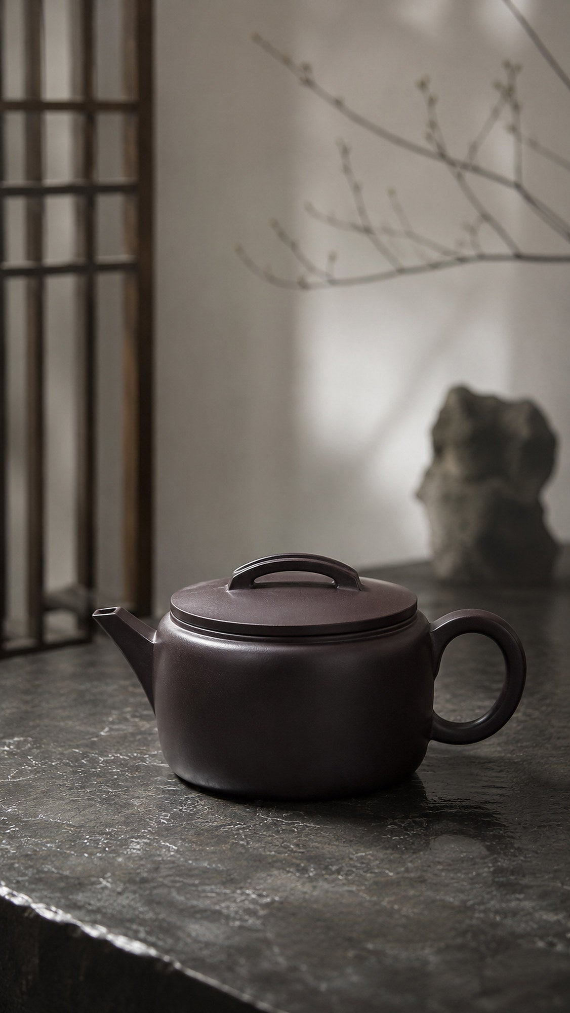 Product view 4 of 200ml Hanwa zisha teapot in Hei Duntou Clay, No. 137