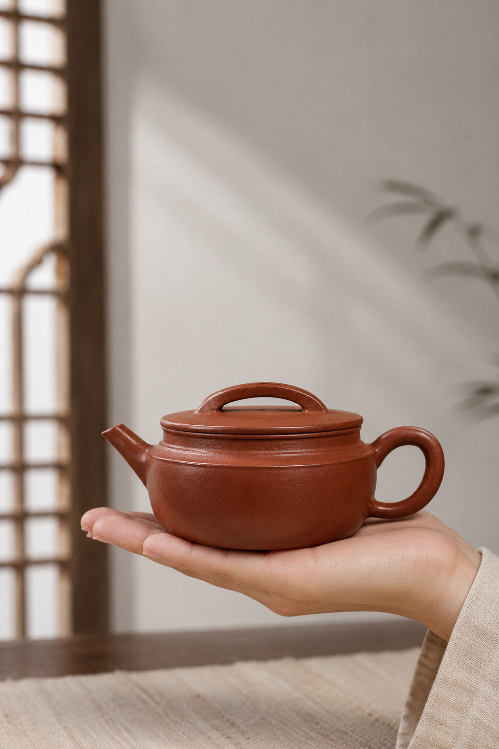 Product view 2 of 160ml Hanwa zisha teapot in Jiangponi Clay, No. 101