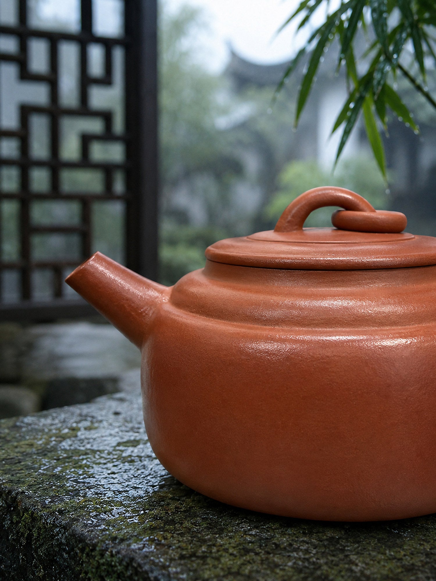 Product view 3 of 140ml Hanwa zisha teapot in Jiangponi Clay, No. 108
