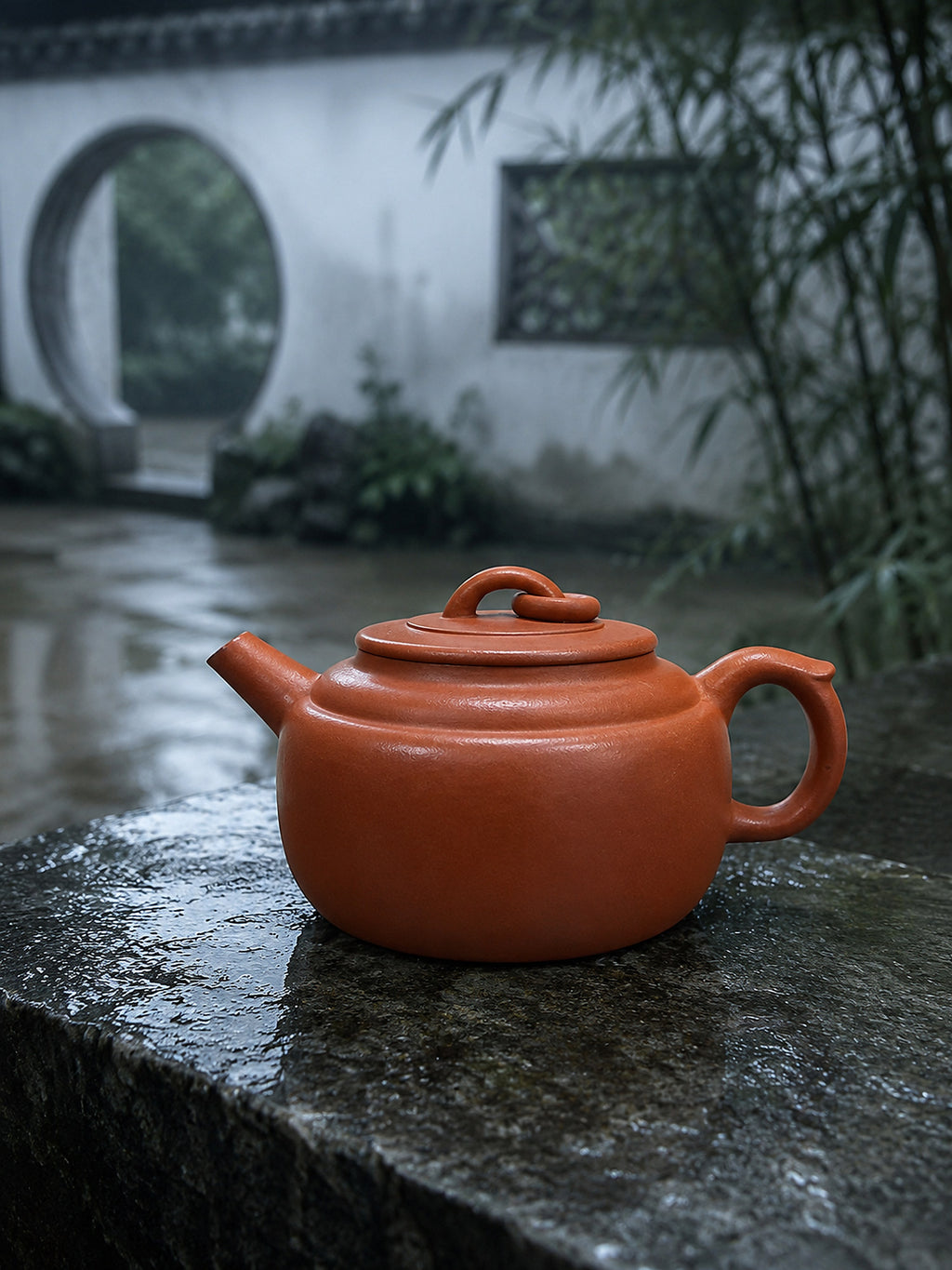 Product view 6 of 140ml Hanwa zisha teapot in Jiangponi Clay, No. 108