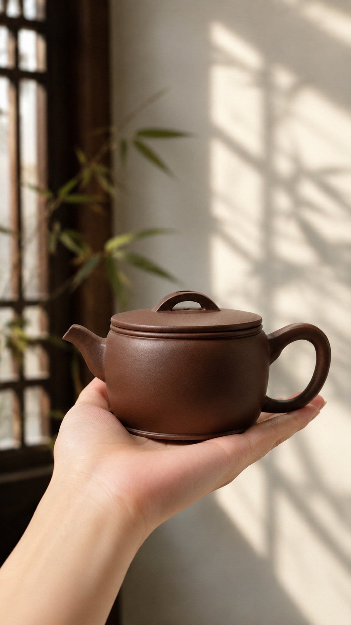 Product view 2 of 130ml Hanwa zisha teapot in Longxuesha Clay, No. 166