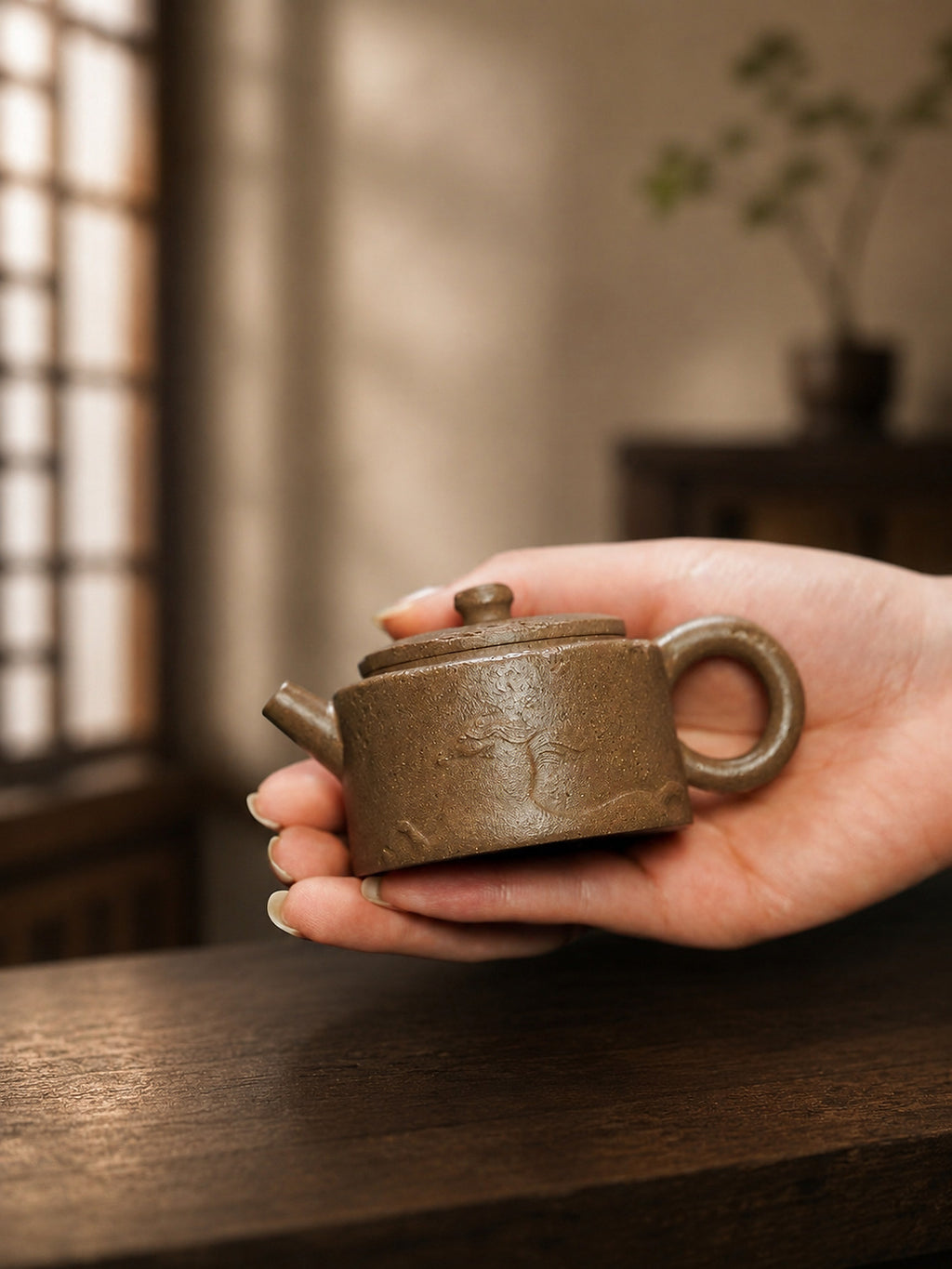 Product view 7 of 80ml Hanwa zisha teapot in Qing Jiangponi Clay, No. 267