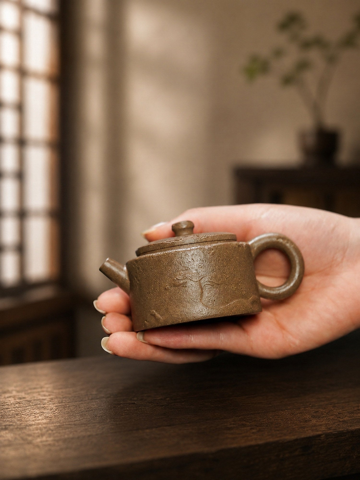 Product view 7 of 80ml Hanwa zisha teapot in Qing Jiangponi Clay, No. 267