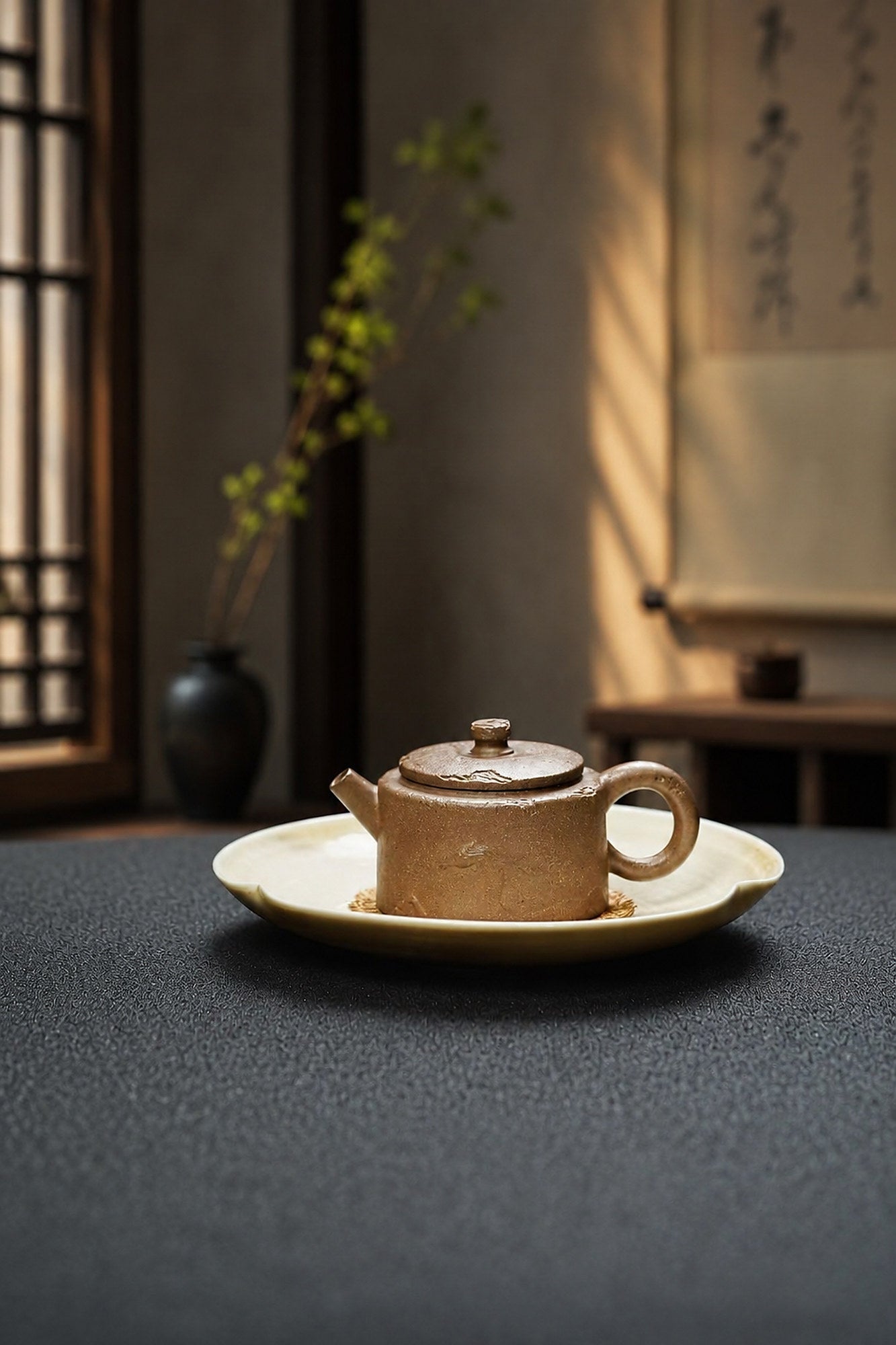 Product view 9 of 80ml Hanwa zisha teapot in Qing Jiangponi Clay, No. 267